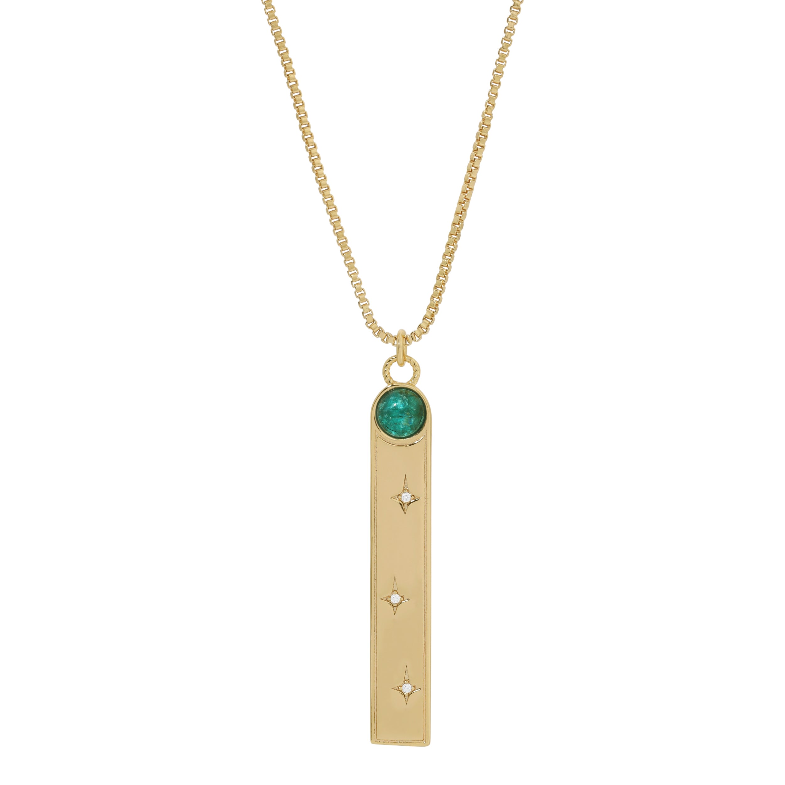 Women’s Blue Aether Pendant Necklace - Apatite Leeada Jewelry