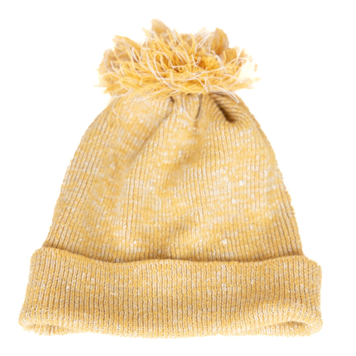 Women’s Yellow / Orange The Hemp Wool Bobble Beanie - Yellow One Size De Ionescu Est. 2019