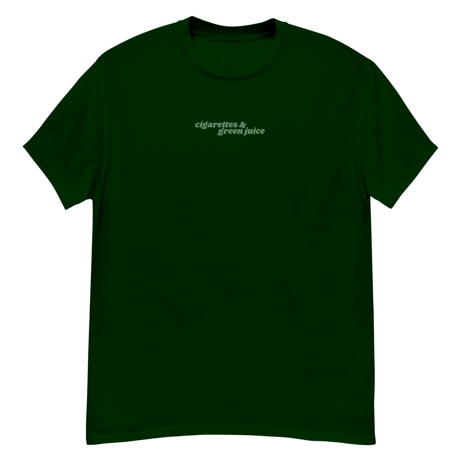 Women’s Green Cigs & Juice T-Shirt Small Nus