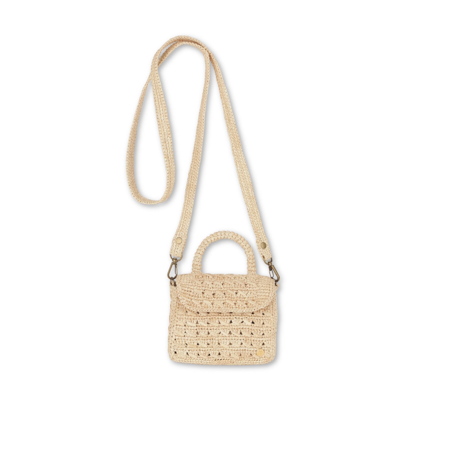 Women’s Neutrals Raffia Mini Bag Felicie- Natural Sanabay Paris