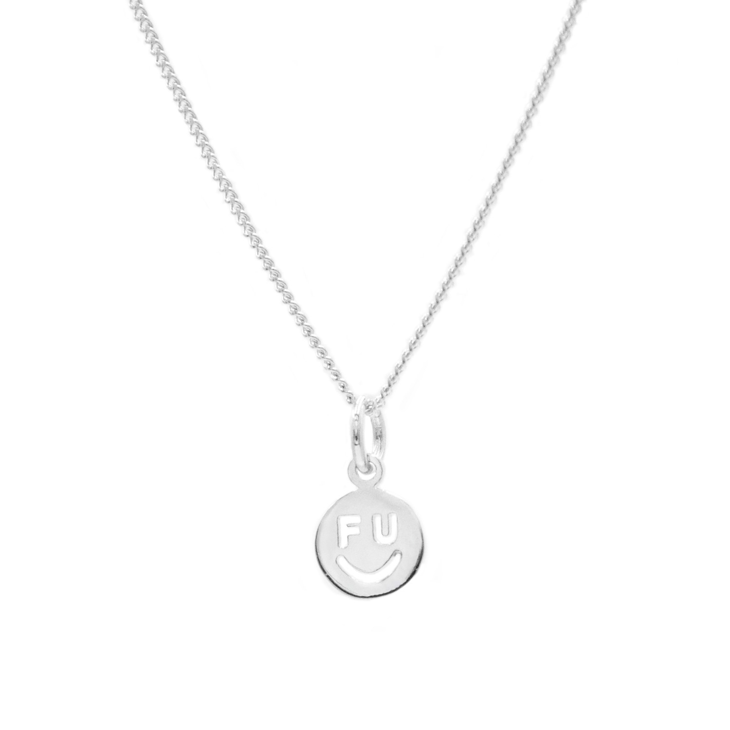 Women’s F U Happy Face Pendant Litzi