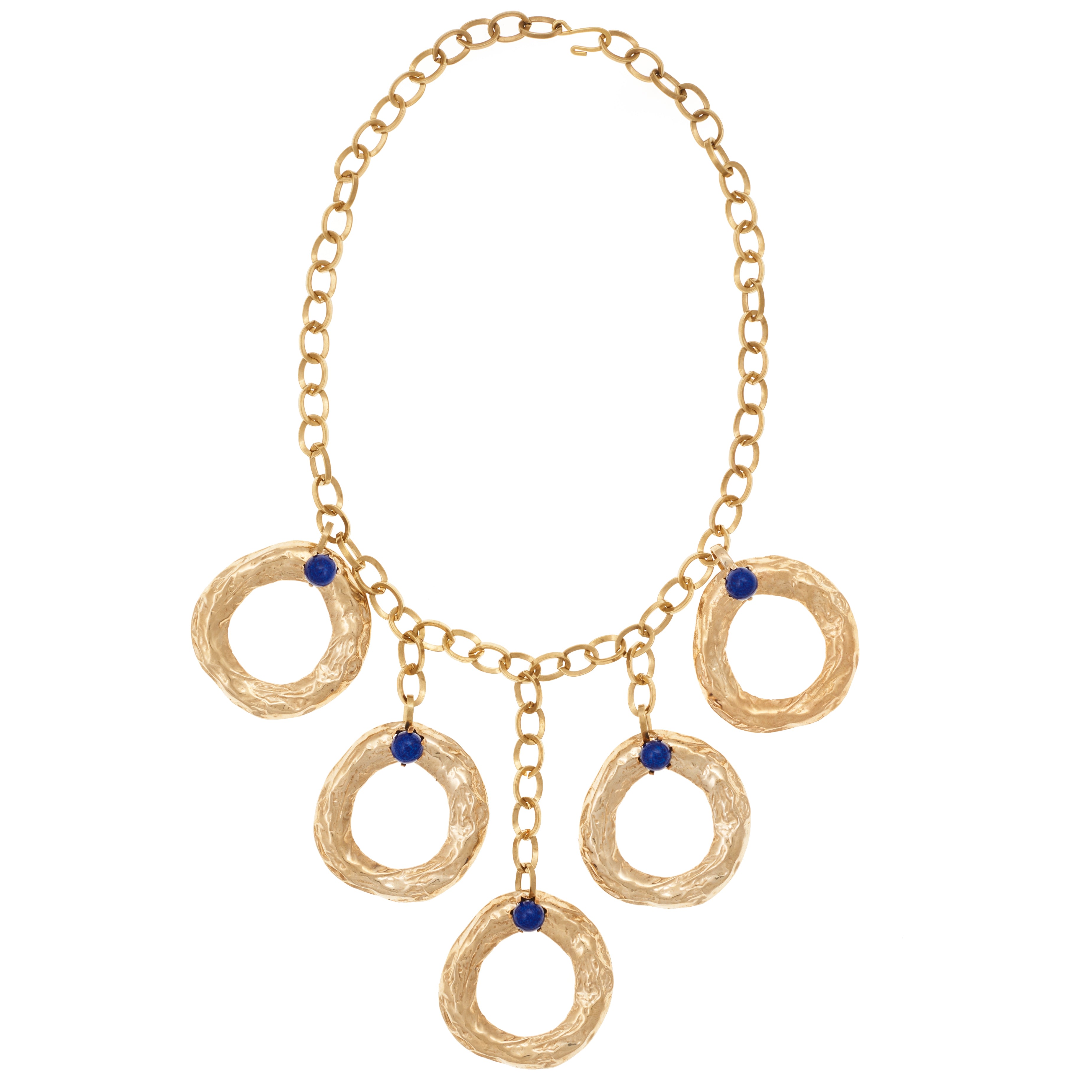 Women’s Gold / Blue Edie Necklace Castlecliff