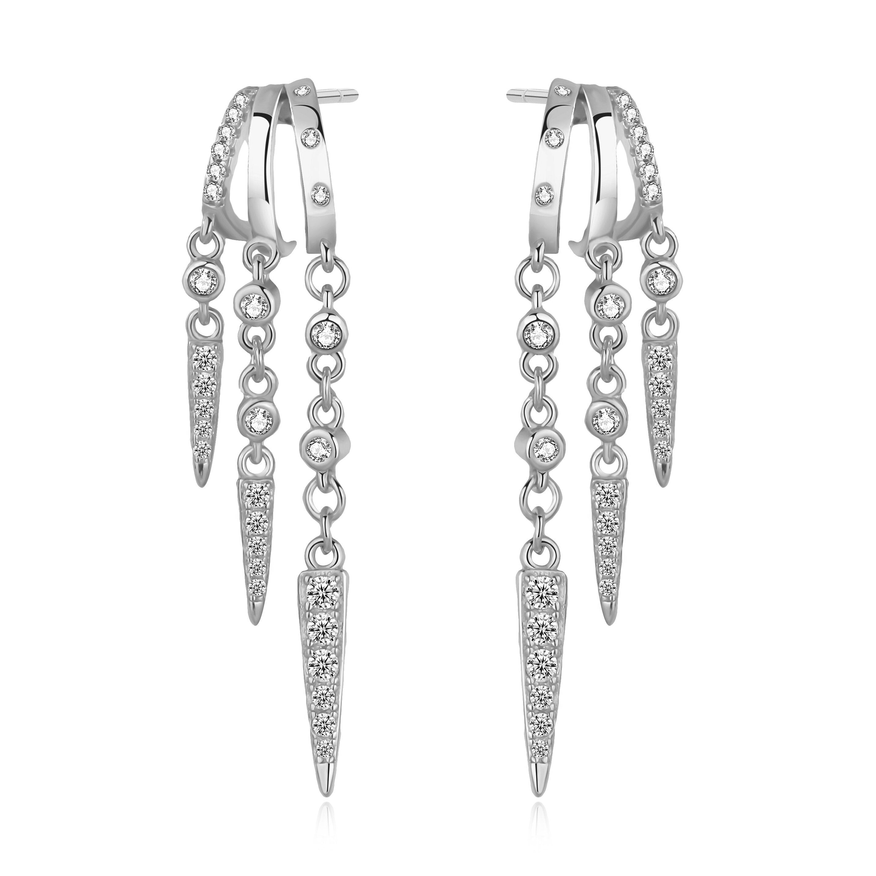 Women’s Rio Earrings - Silver Aaria London