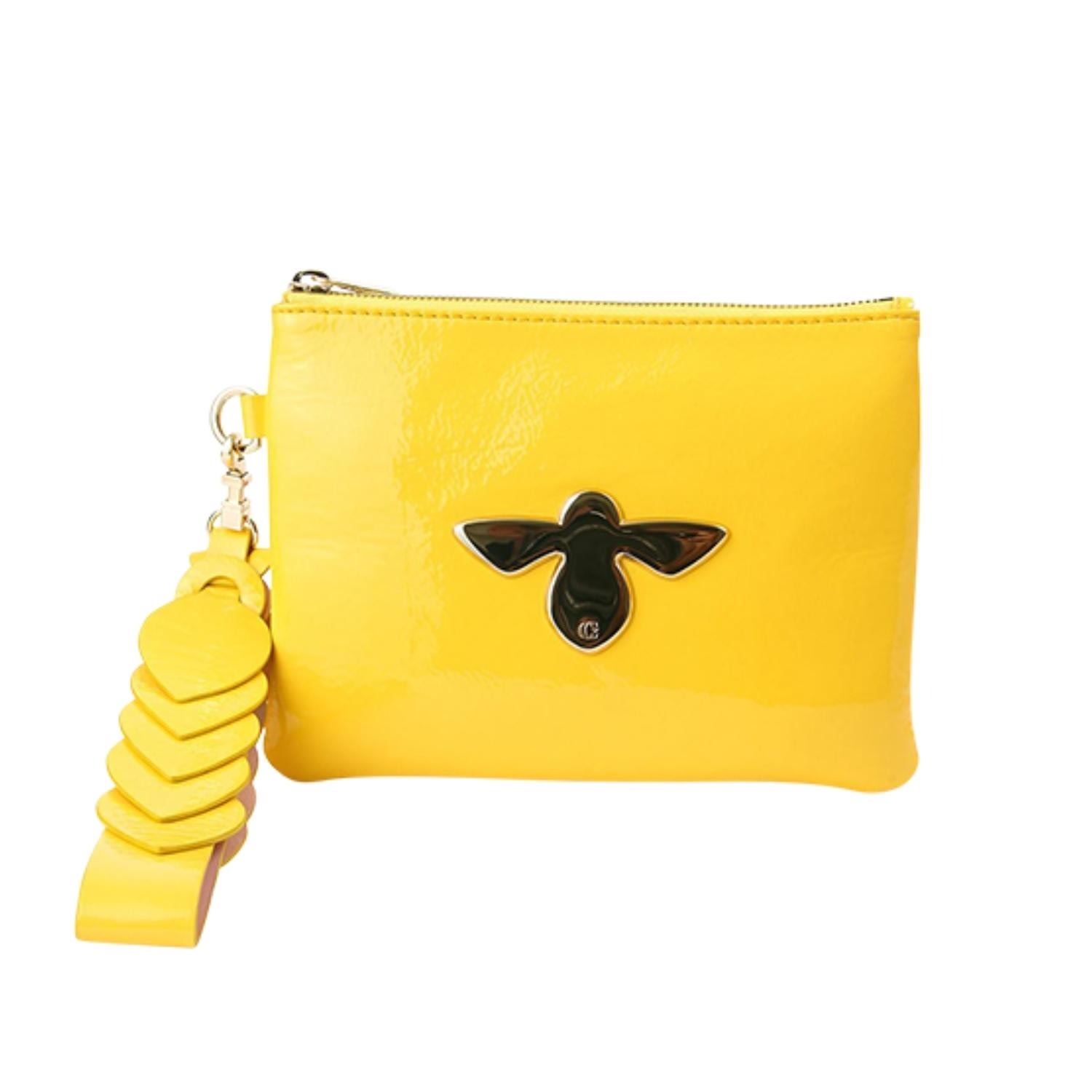 Women’s Yellow / Orange Bee Clutch - Yellow & Orange One Size Cecily Clune