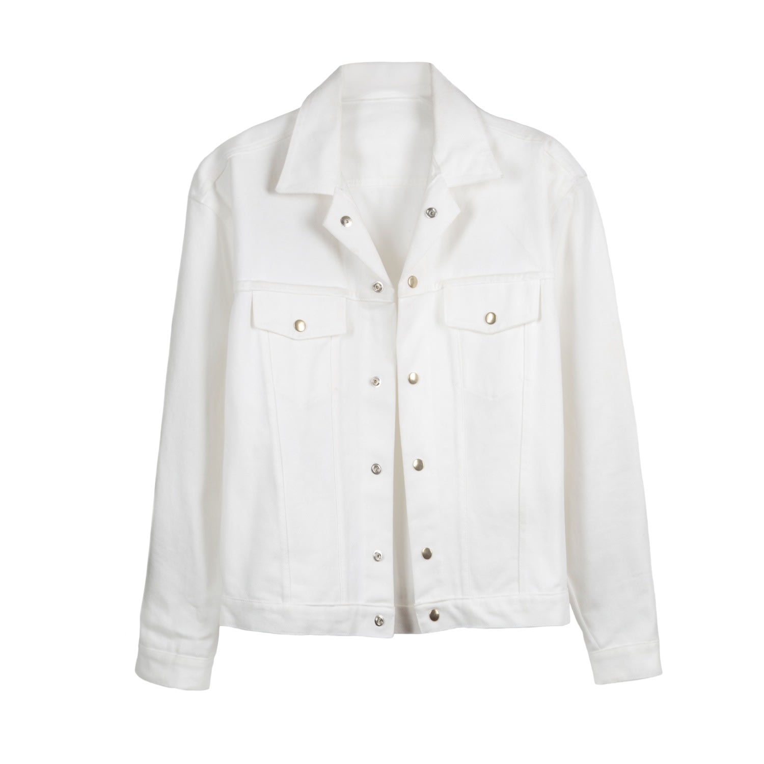 Men’s White Denim Jacket Medium Paloma Lira