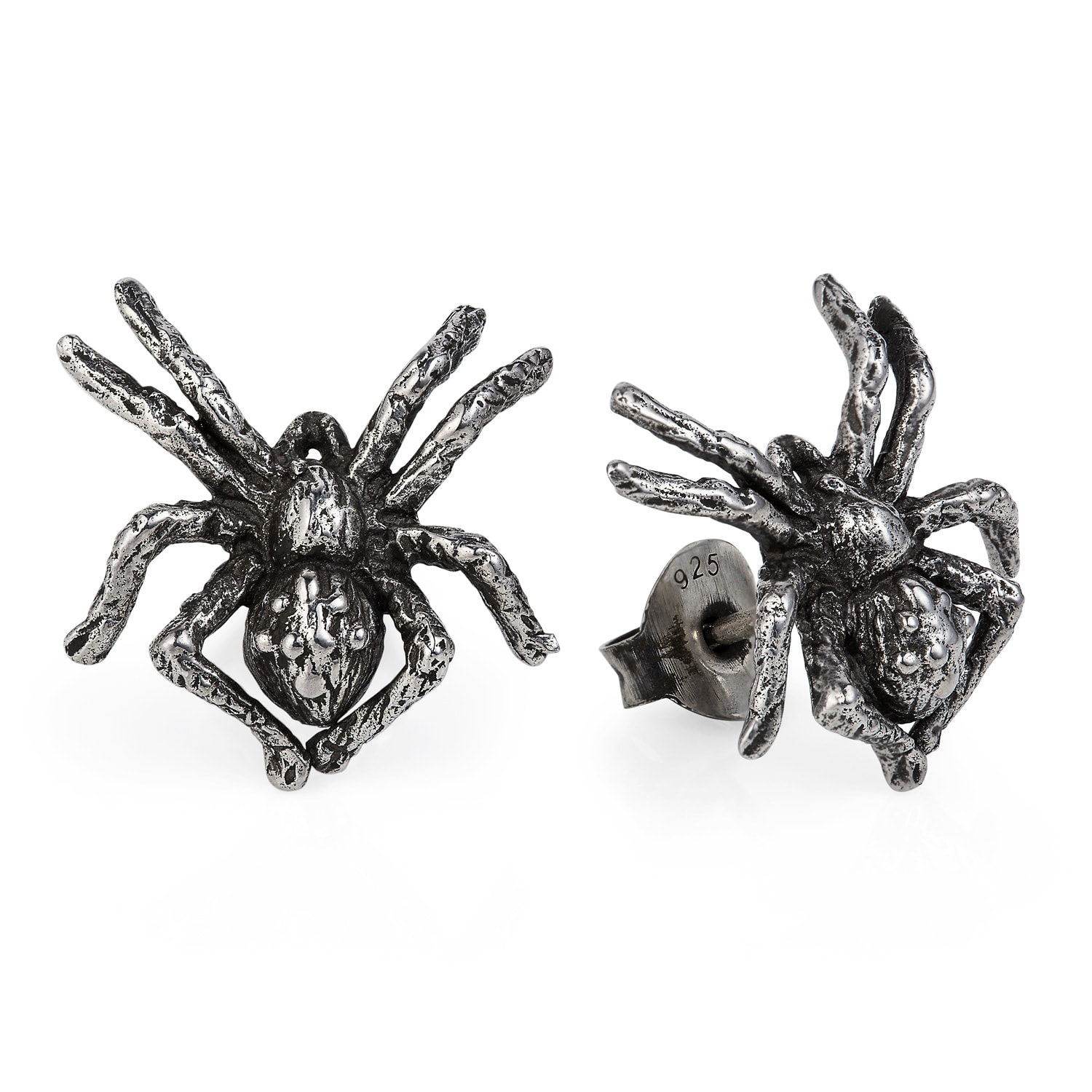 Women’s Silver Little Spider Stud Earrings Yasmin Everley Jewellery