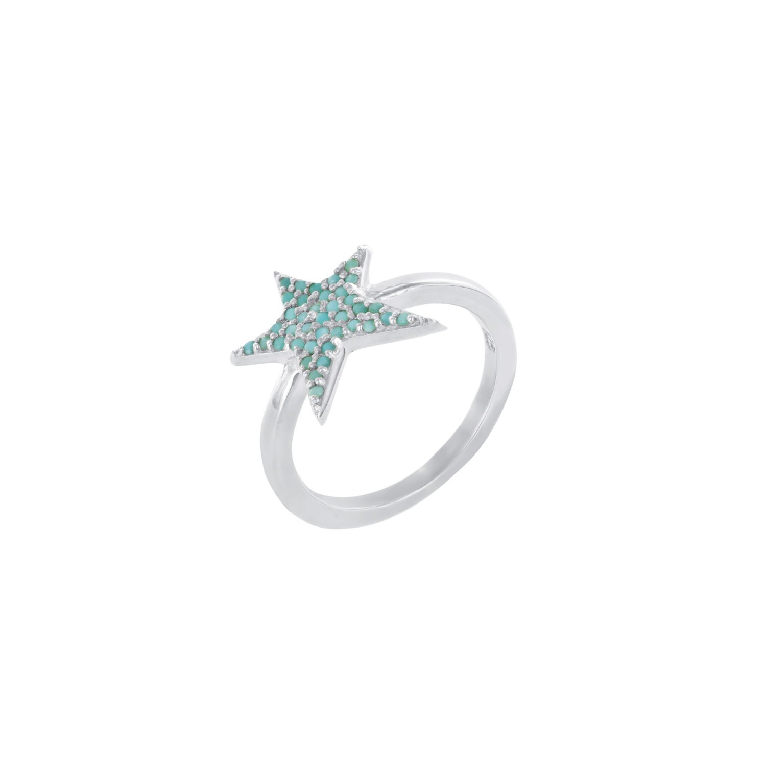 Women’s Sacred Star Ring Sterling Silver Wolf and Zephyr