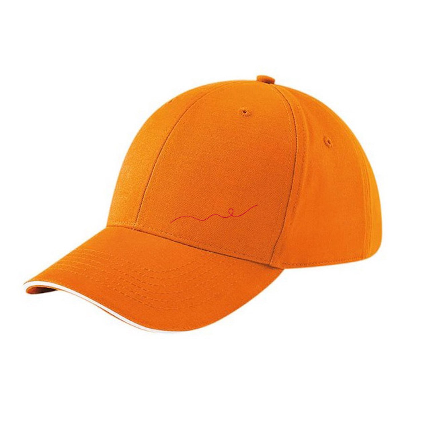 Women’s Yellow / Orange Organic Cotton Baseball Hat-Orange Kokoro Organics