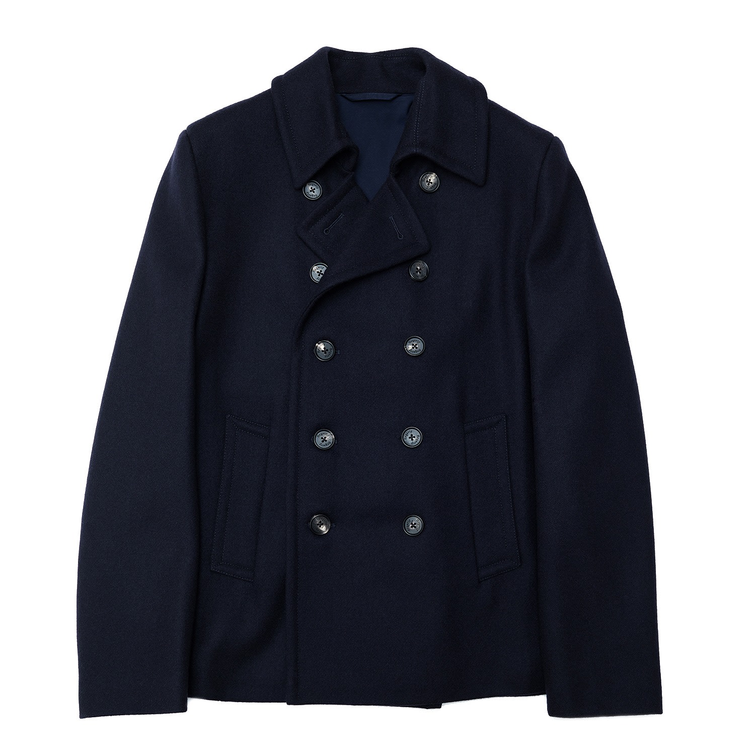 Blue Men’s Navy Pea Coat 42" Hegarty