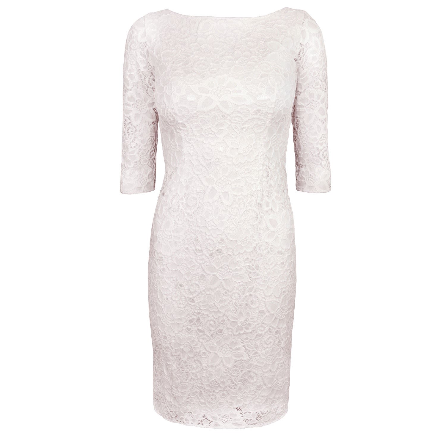 Women’s White Macie Lace Wedding Dress In Ivory Xxs/Xs Alie Street London