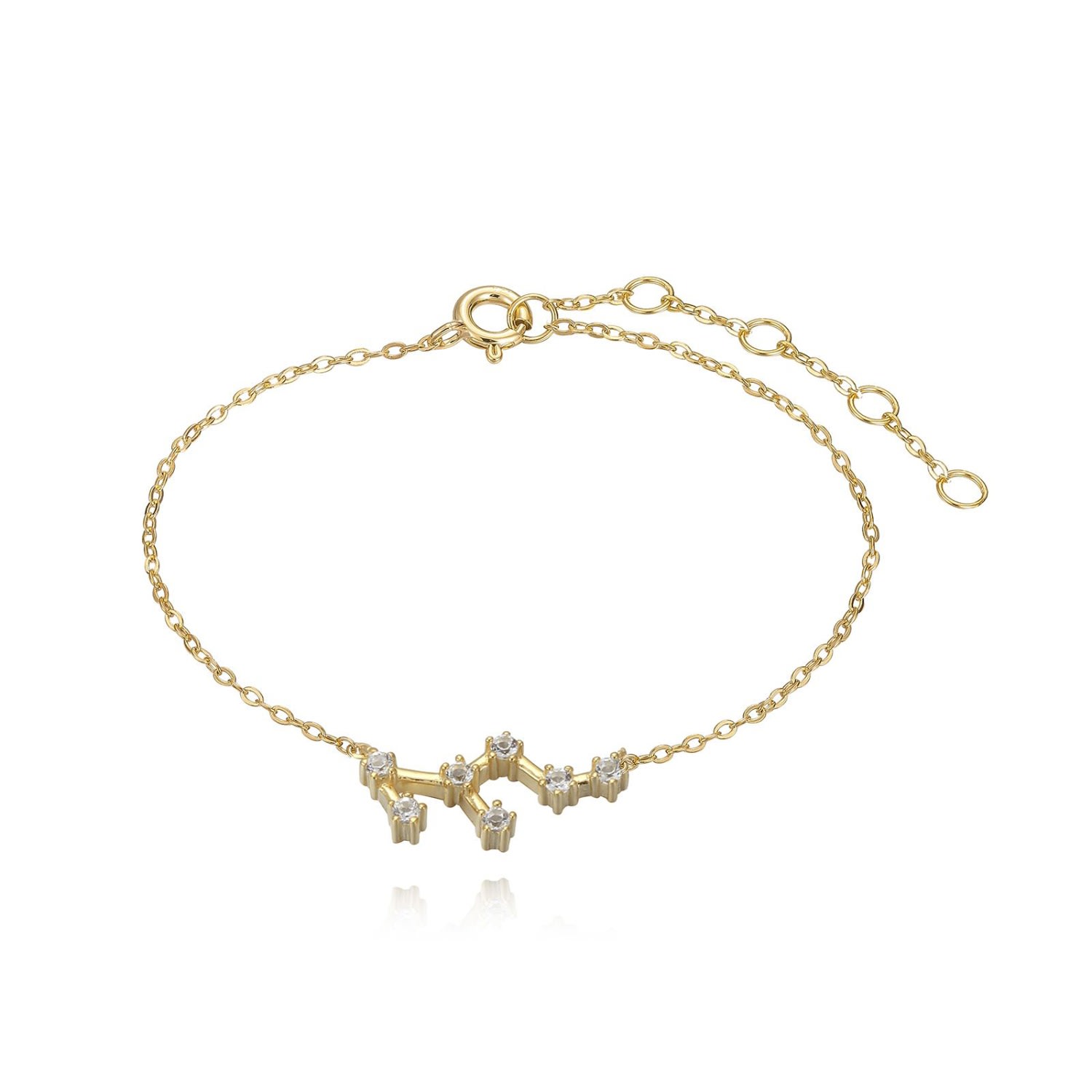 Women’s Gold Leo Constellation Bracelet Kathryn New York