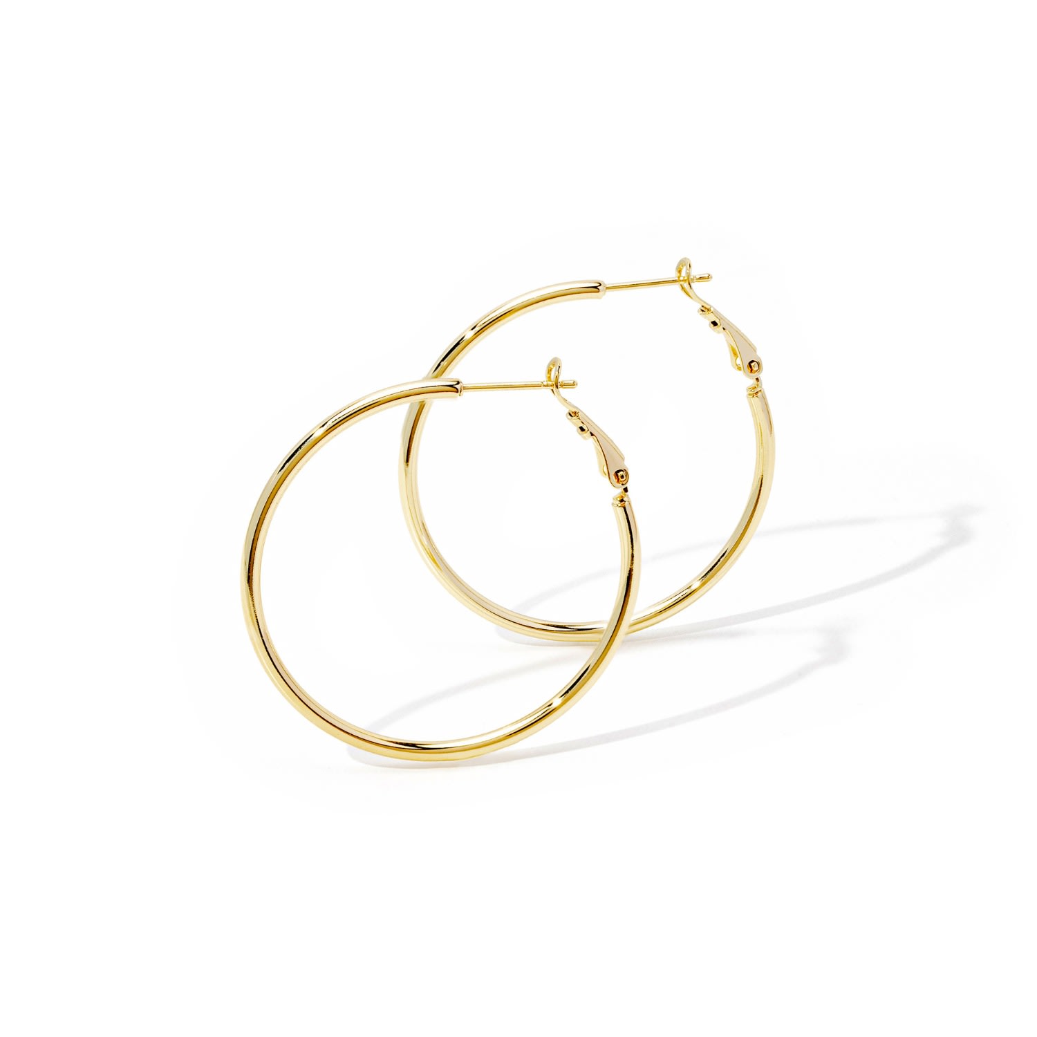Women’s Minimal Gold Filled Hoop Earrrings The Essential Jewels