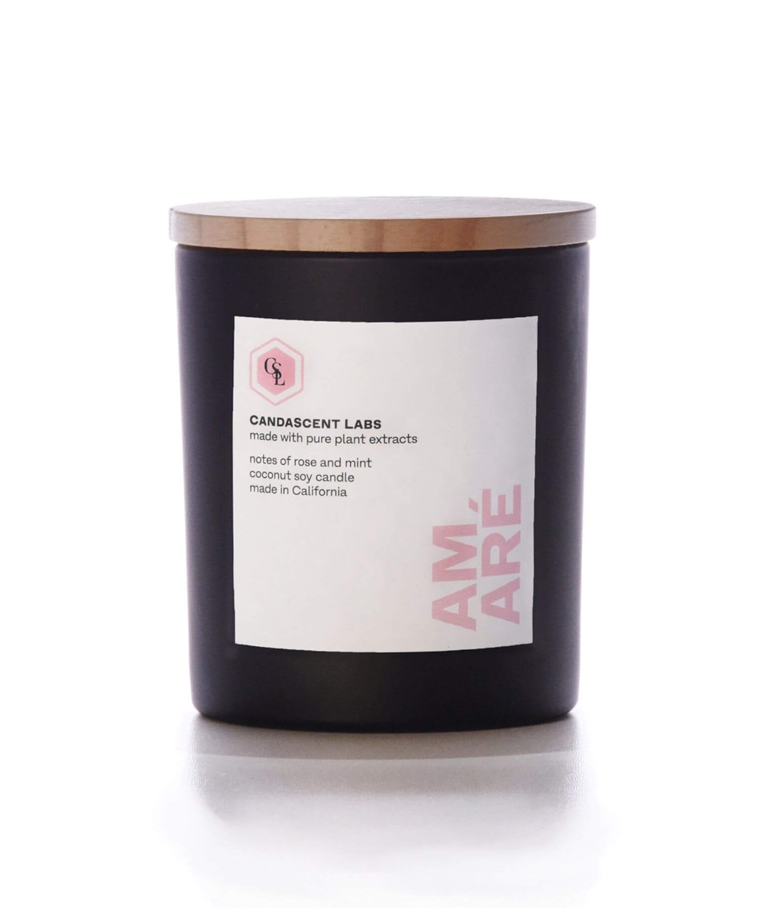 AmarÃ© - Rose & Mint - Wellness Candle One Size Candascent Labs