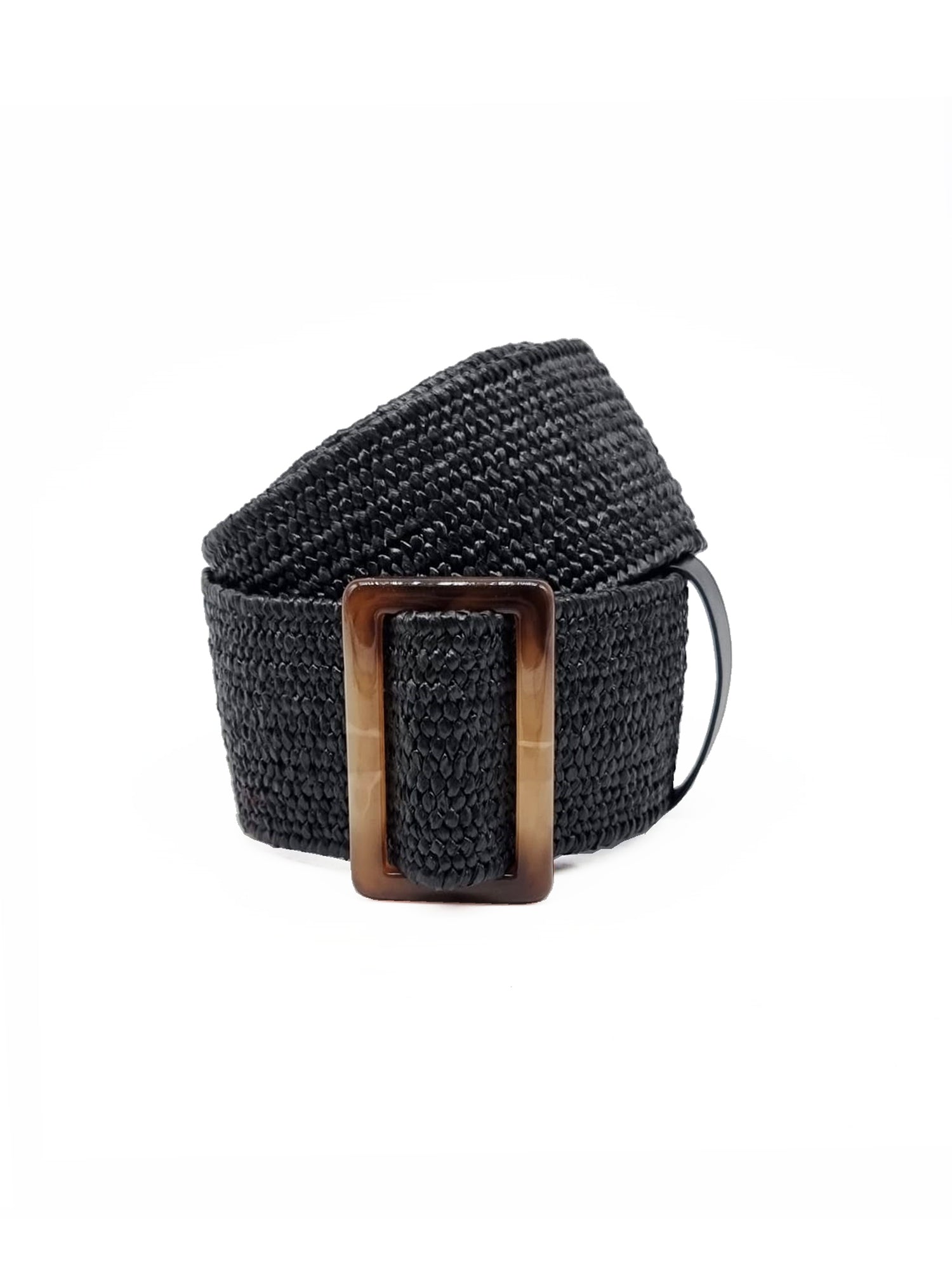 Women’s Kylie Woven Belt In Black One Size Nooki Design