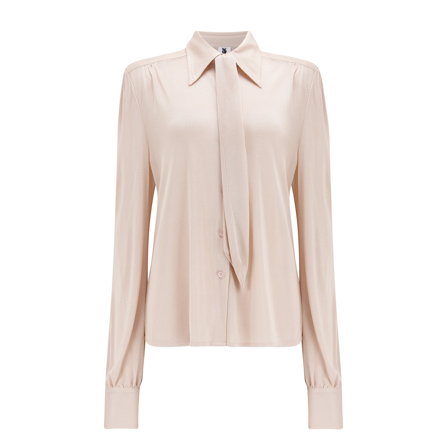 Women’s Neutrals Slinky Pique Shirt - Blush Extra Large Planet Loving Company