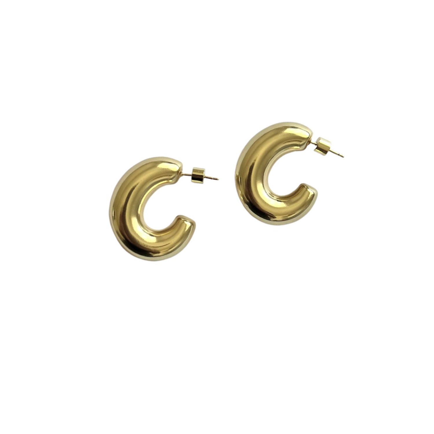 Women’s Gold Nightcap Hoops Celine Collective