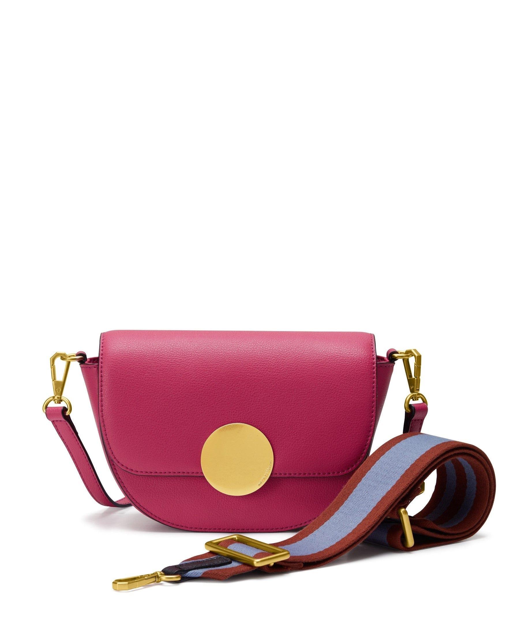 Women’s Red Lottie Saddle Crossbody -Rasberry One Size Oryany