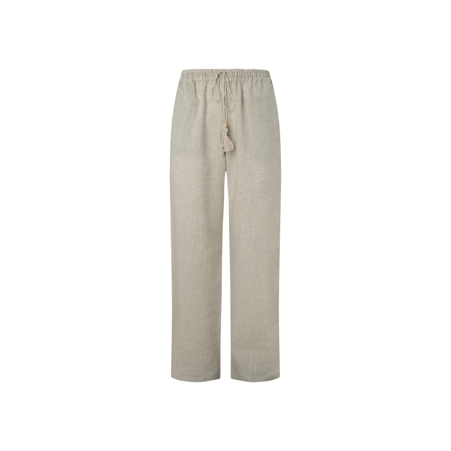 Women’s Neutrals / Grey Milena Trousers In Dove Gray One Size Balushka