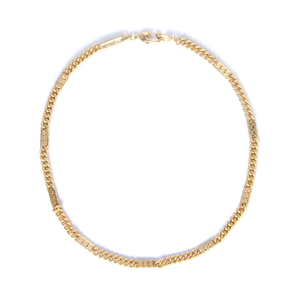 Women’s Power Chain Necklace - Gold Plated Sterling Silver Capsule Eleven