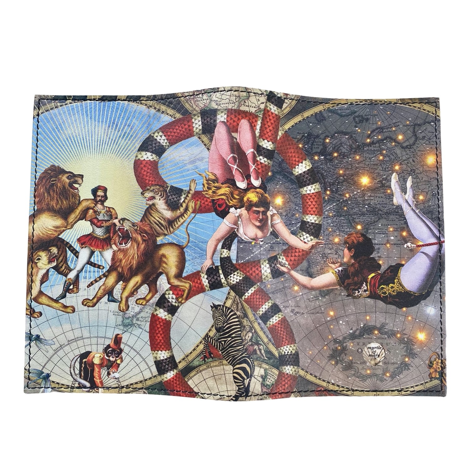 Women’s Le Cirque Du Monde Passport Cover Myrtle & Mary