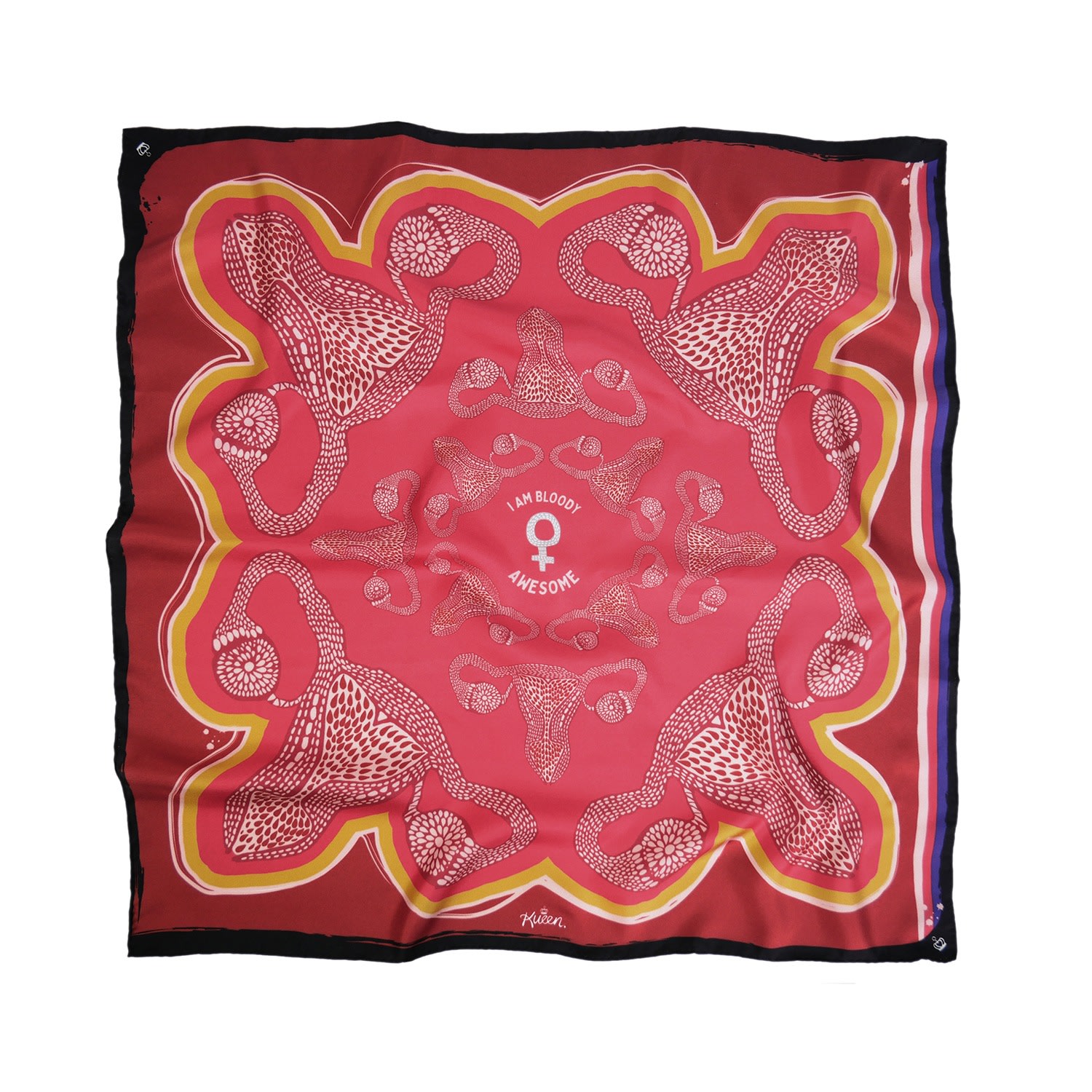 Women’s Silk Scarf - I Am Bloody Awesome/Bloody Awesome Collection/Bloody Red Kueen