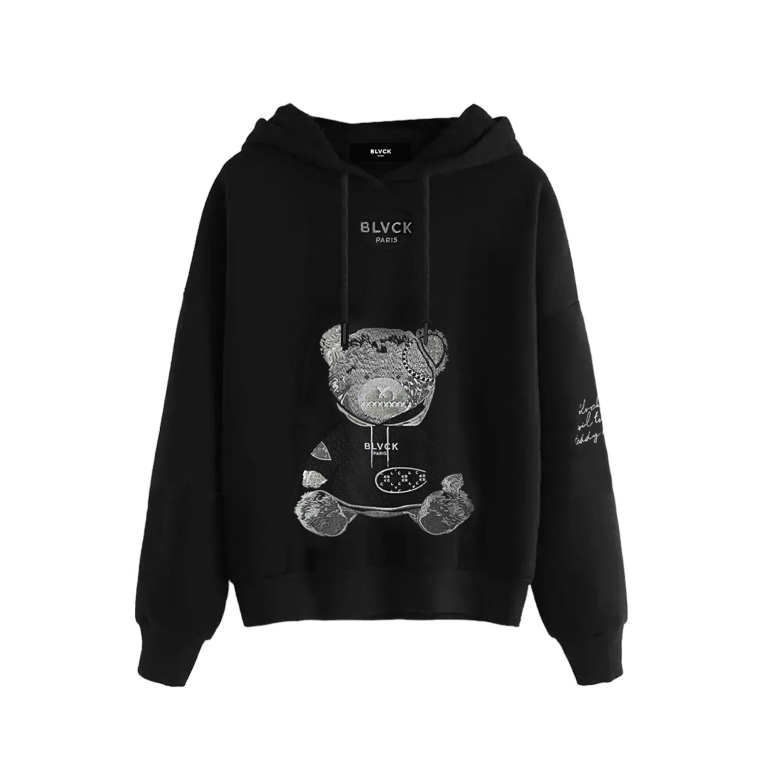 Black Blvck Evil Twin Teddy Bear Hoodie Small Blvck Paris