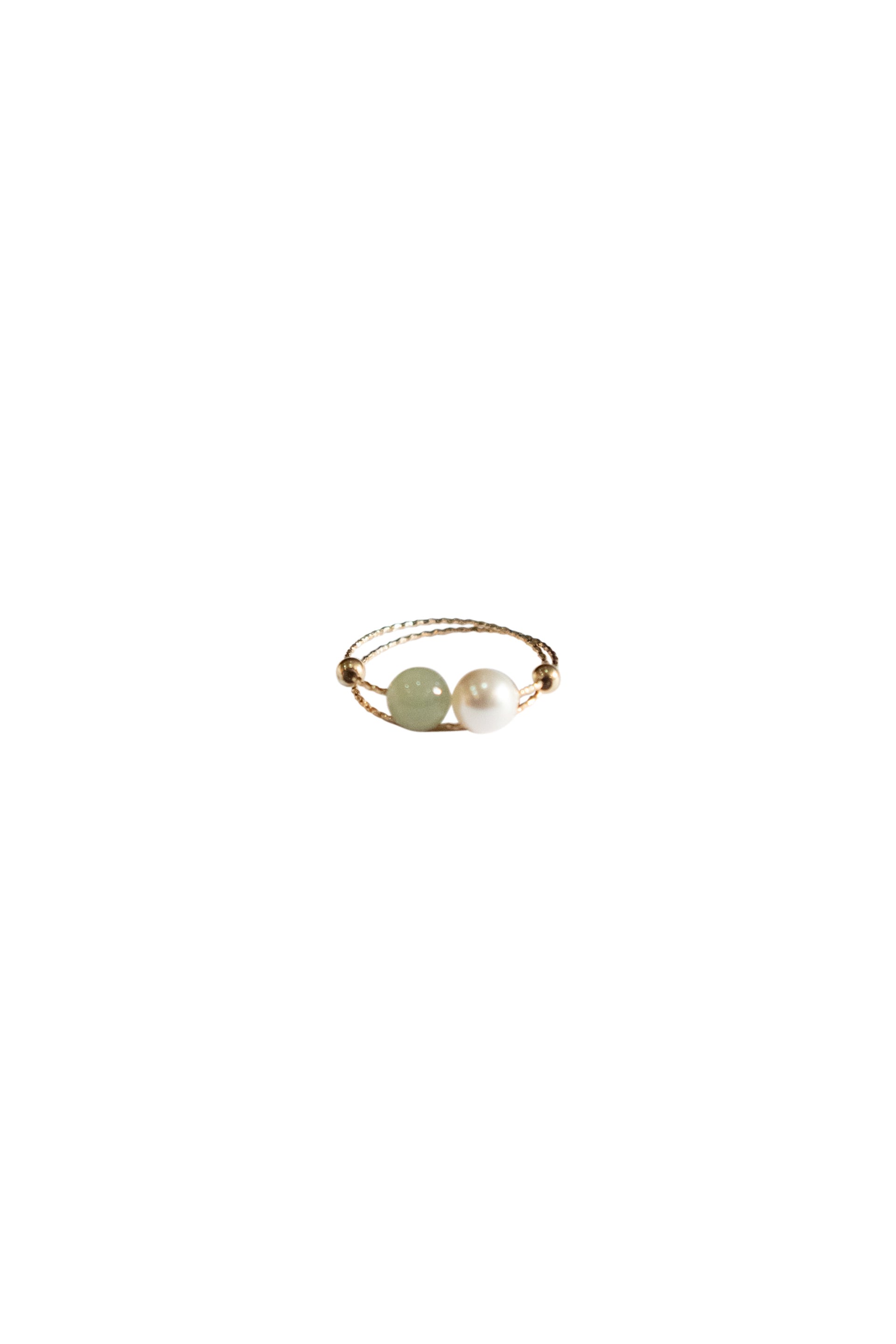 Women’s Green Alyssa Jade & Pearl Ring Seree