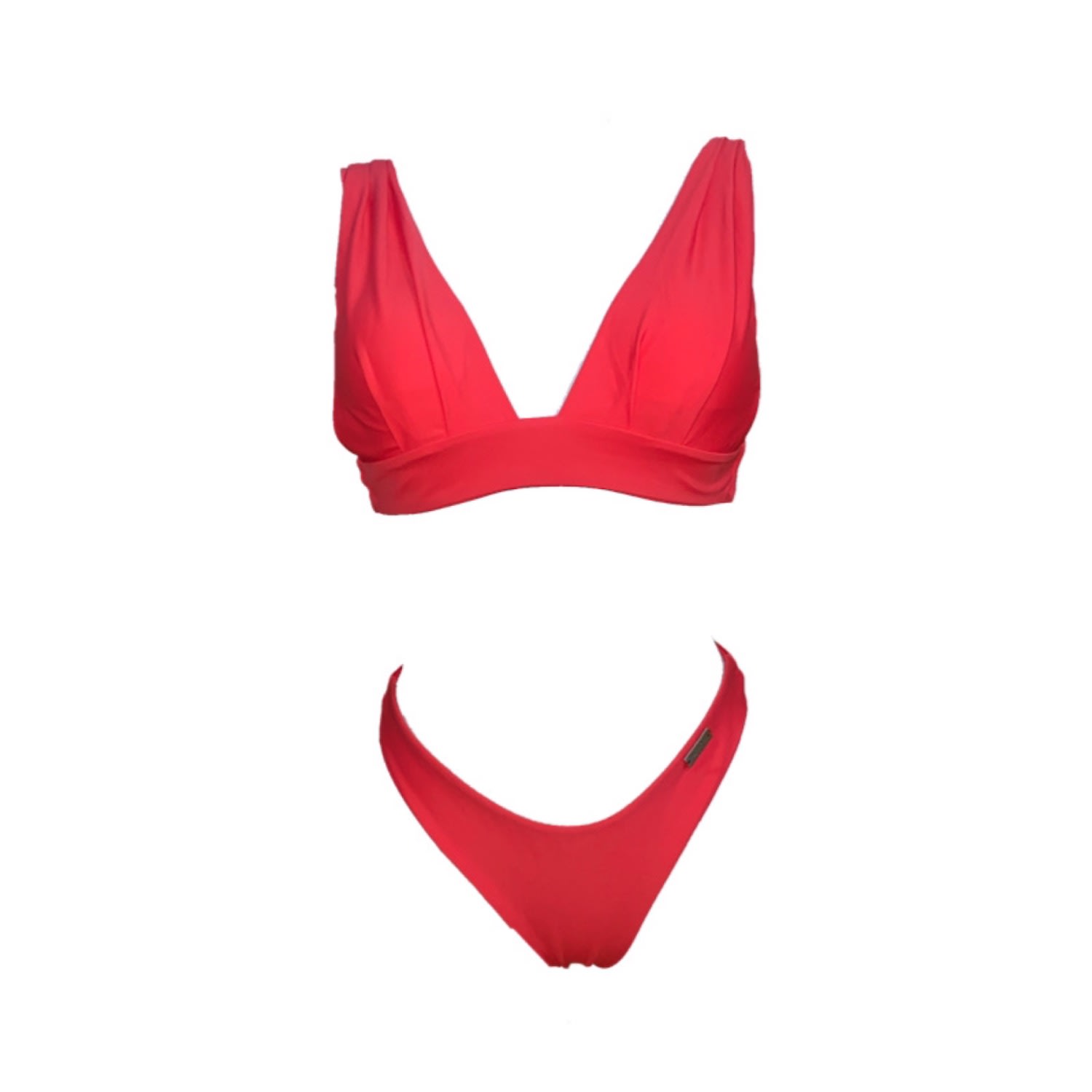 Women’s Mar Red Bikini Large Season Swim