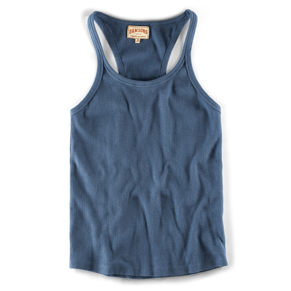 Women’s Damsons Tank Racer Vest Indigo M