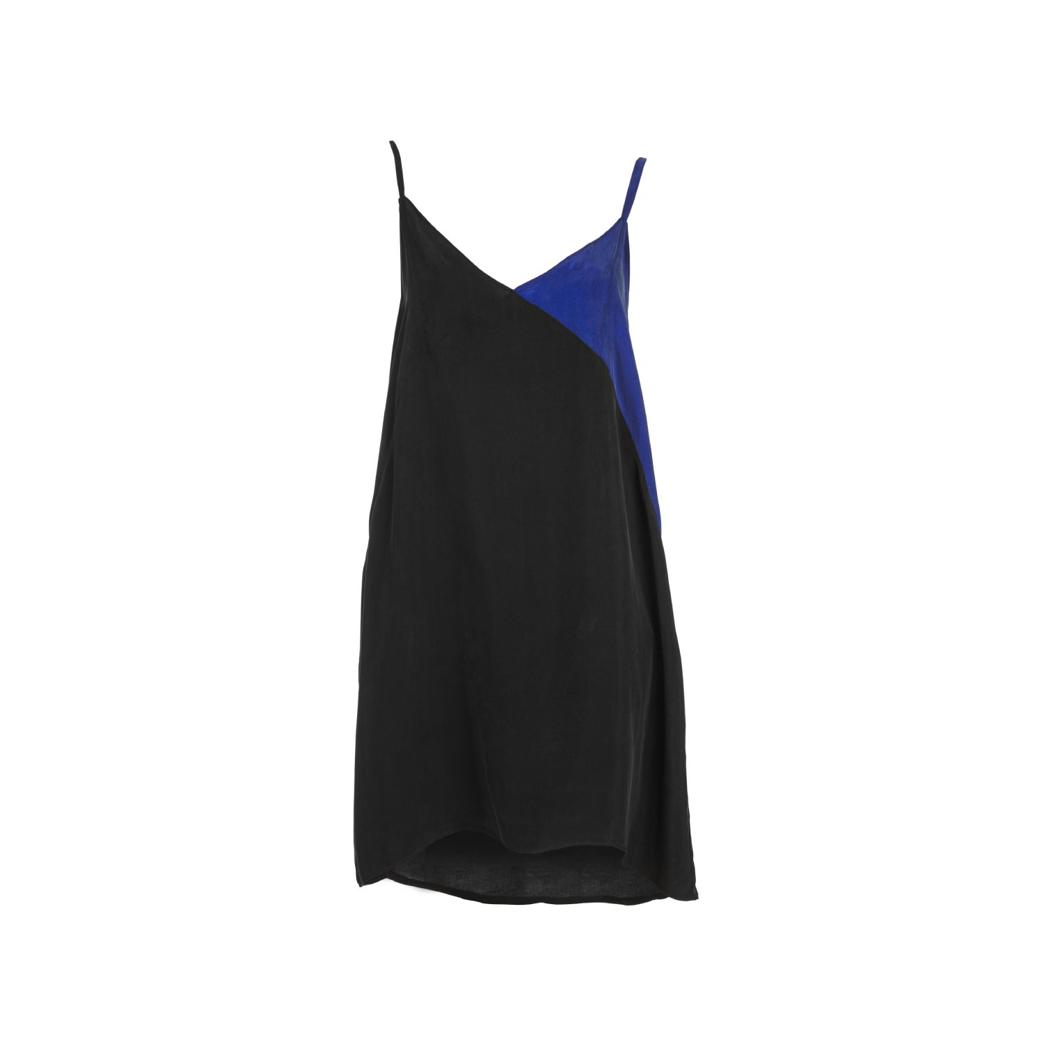 Women’s Black / Blue Dark Night Dress Large Vedrana Mastela