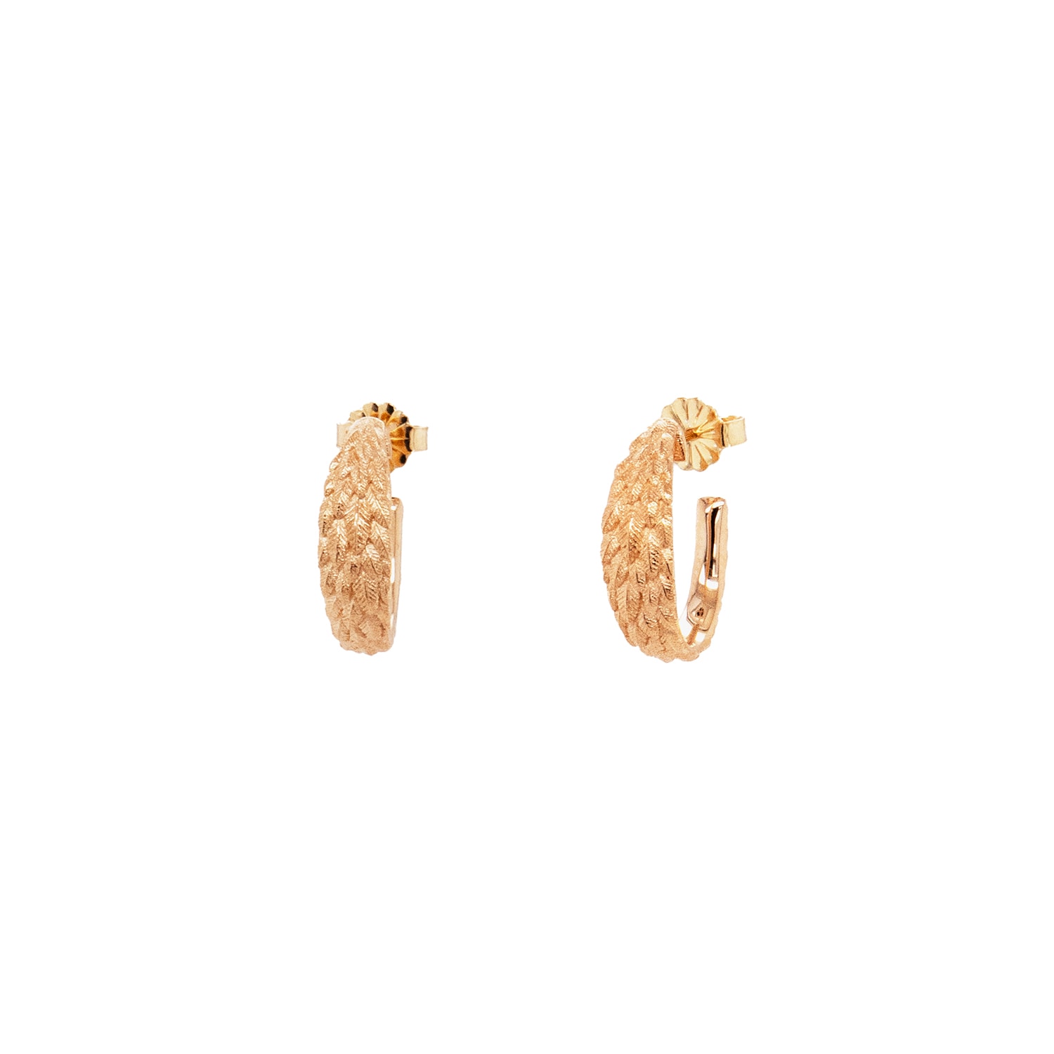 Women’s 14K Gold Feather Hoops Ilah Cibis Jewelry