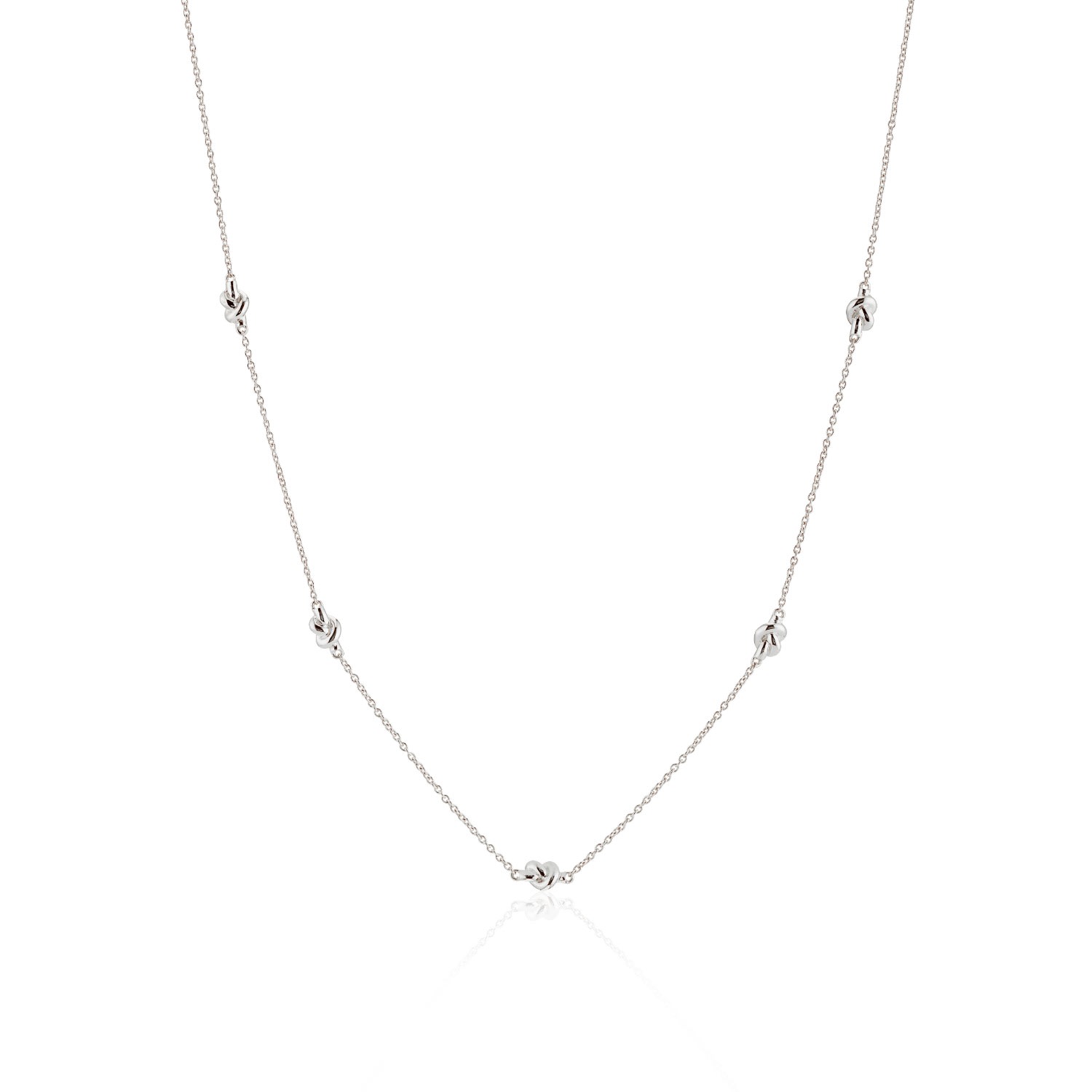 Women’s St Ives Silver Knot Necklace Auree Jewellery