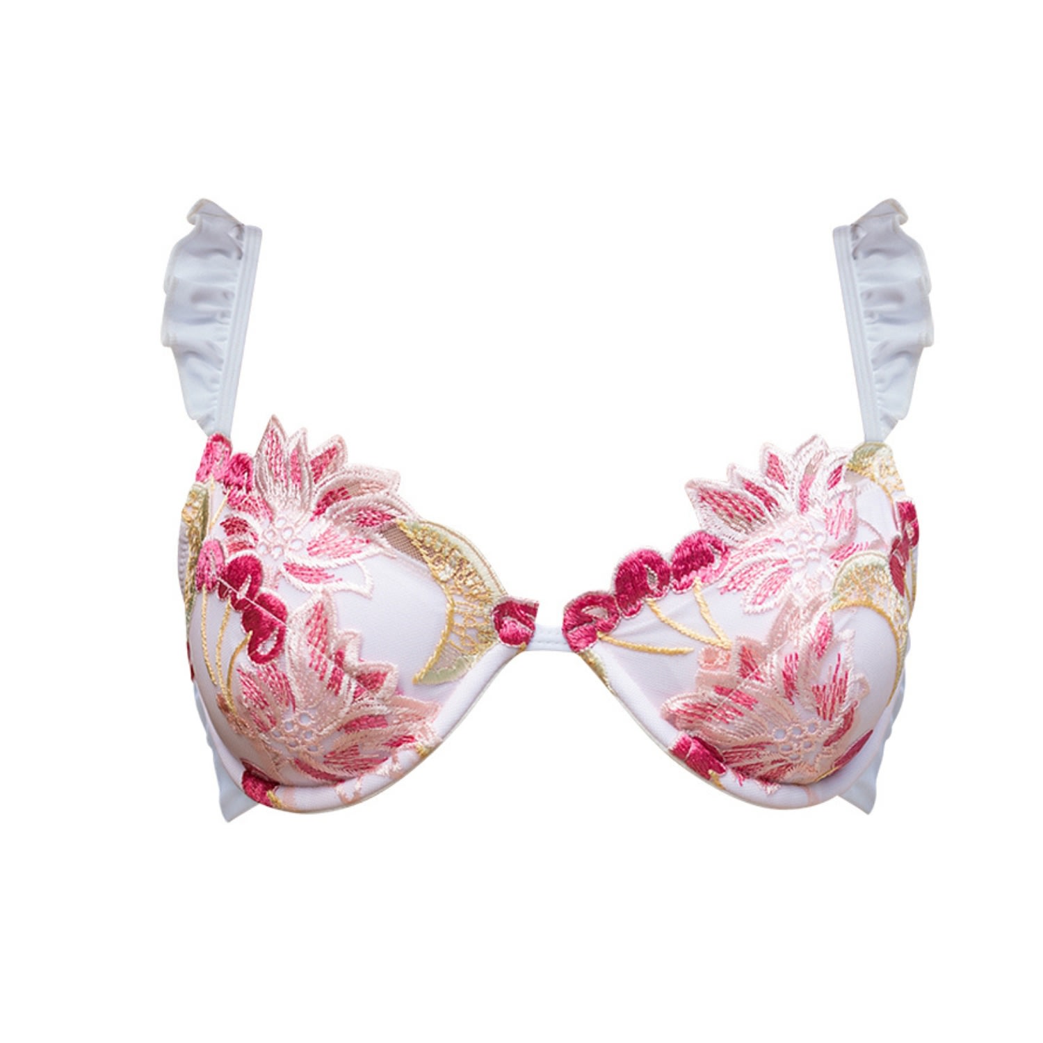 Ivy Swimwear Women S White Sirena In Cherry Lace Bikini Top Modesens