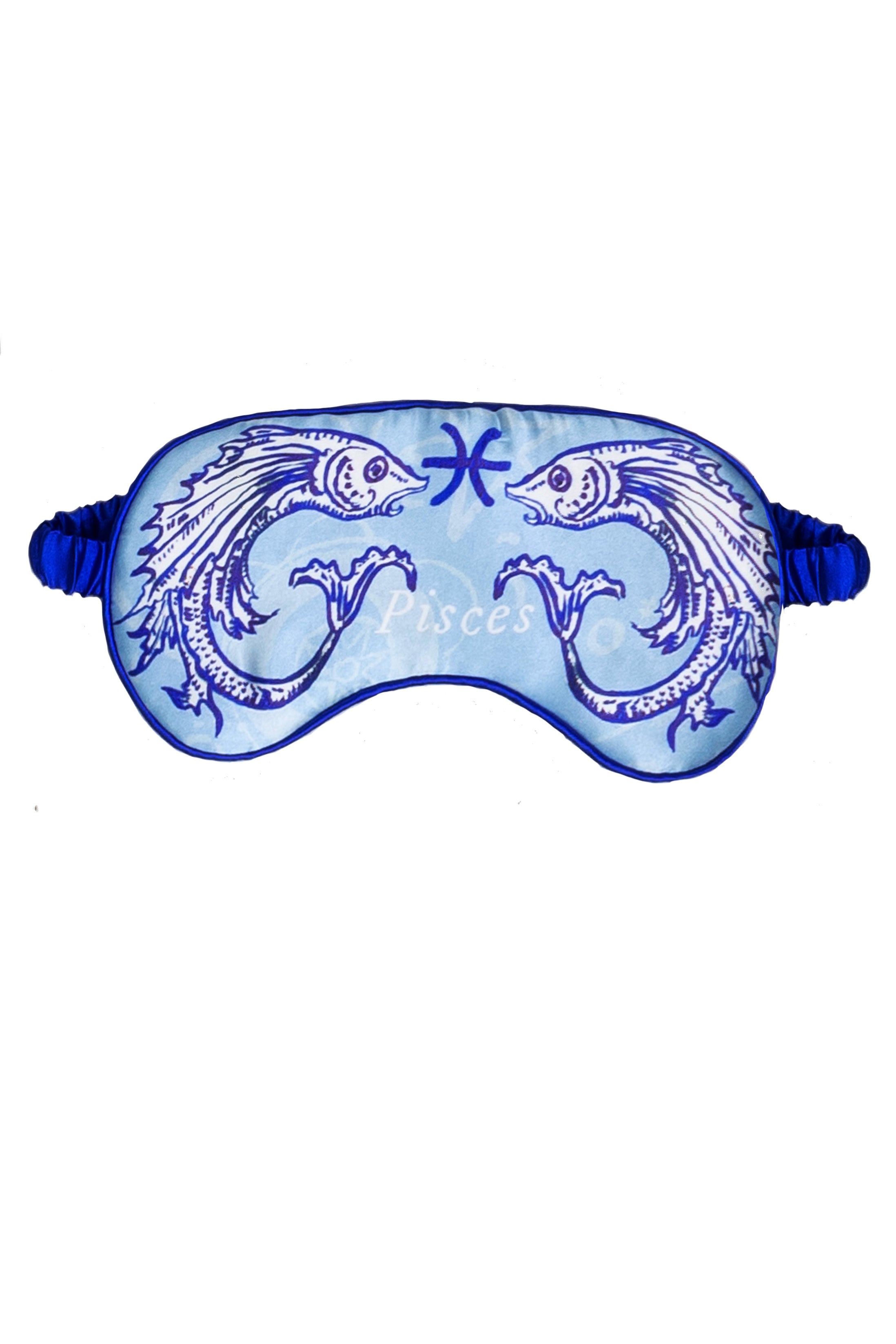 Blue Silk Eye Mask Pisces Jessica Russell Flint