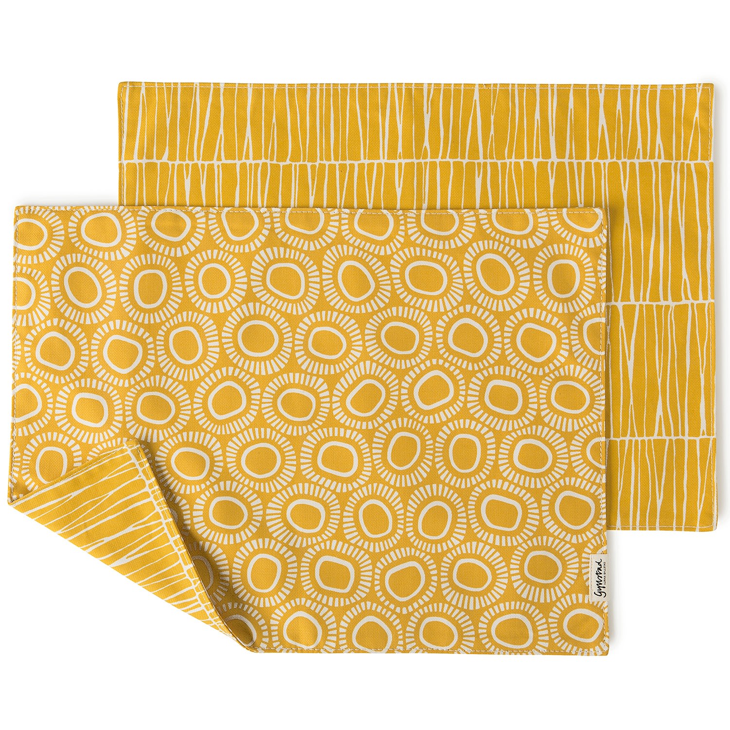 Yellow / Orange Solar & Barr Yellow Placemats Gyllstad