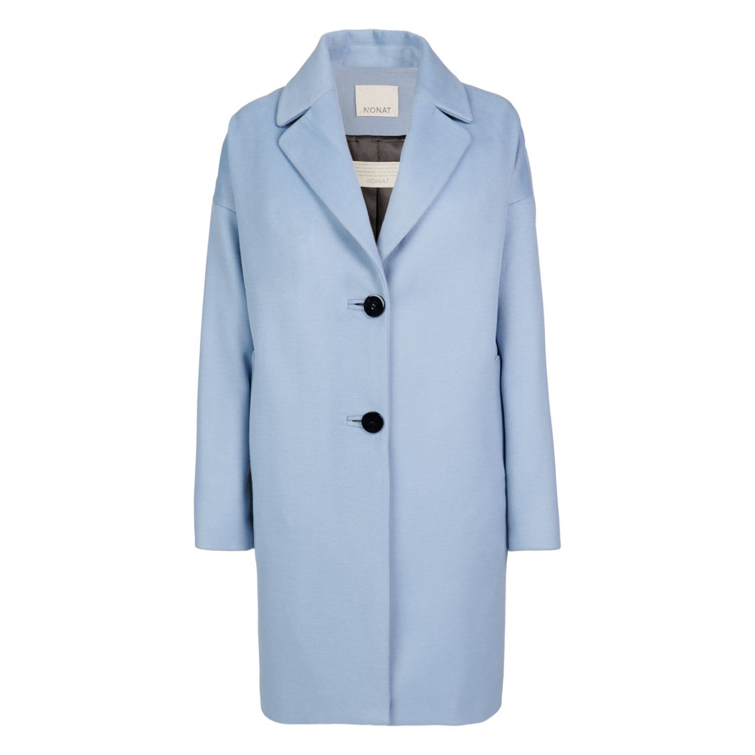 Women’s Rebeca Vegan Short Coat In Blue L/Xl N’onat