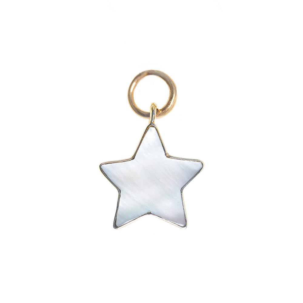 Women’s Gold / White Mother Of Pearl Gold Star Pendant Freya Rose