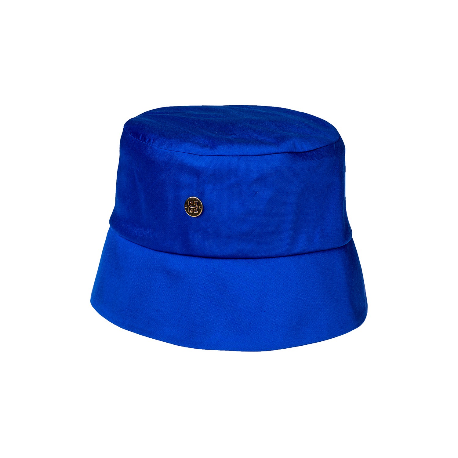 Women’s Lisa - Blue Silk Dupioni Bucket Hat One Size Sibi Hats