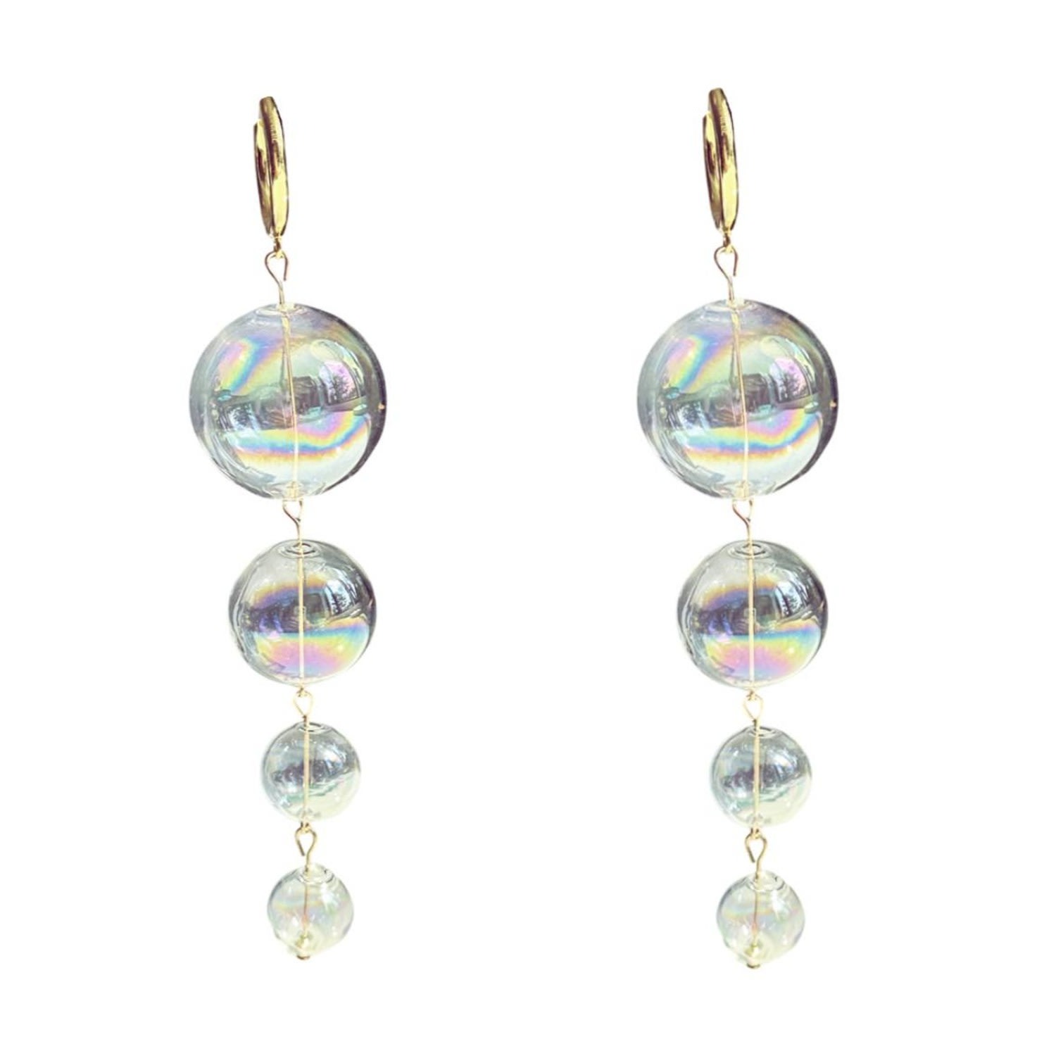 Women’s Gold Fairy Drop Earrings Baillie Celene