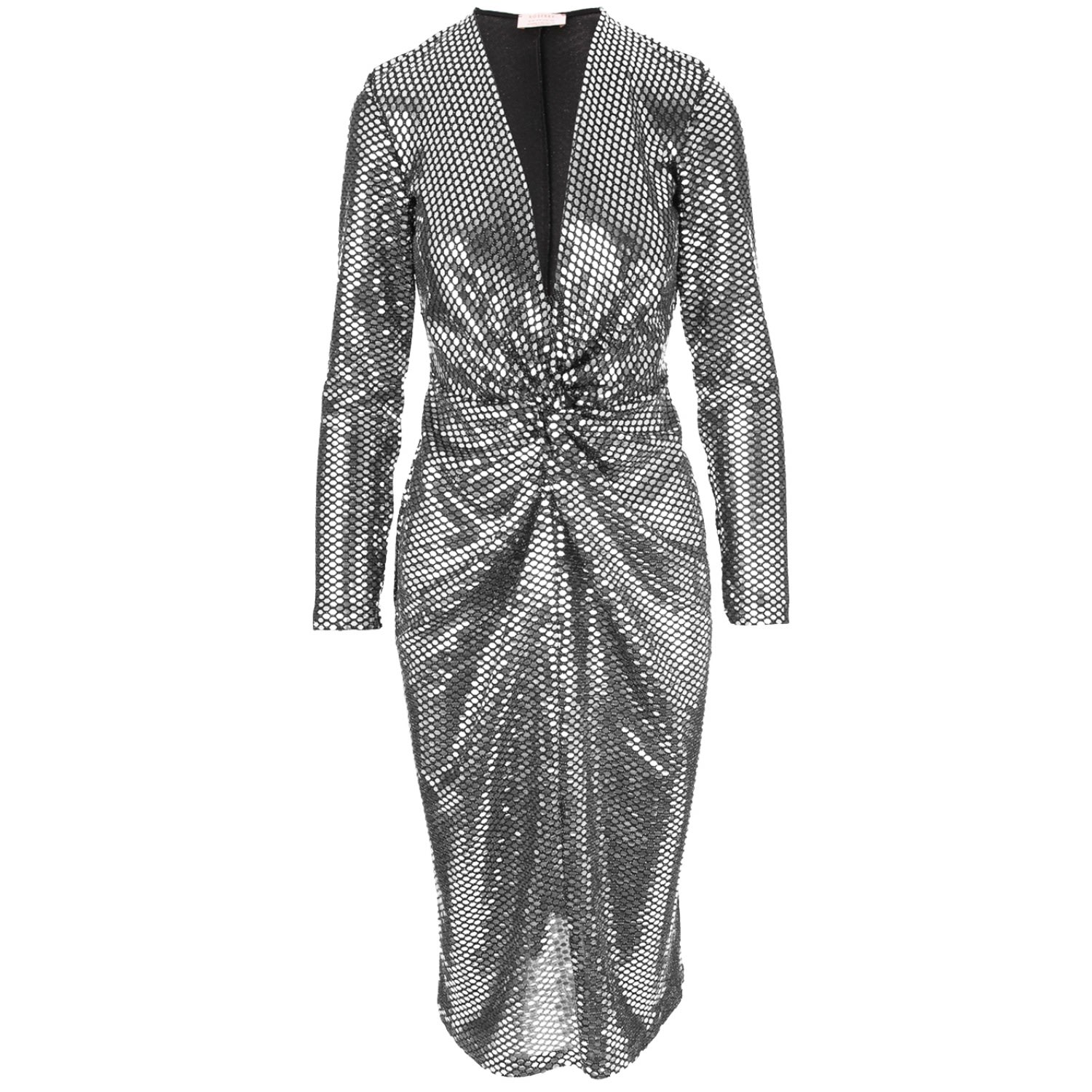 Women’s Mallorca Midi Dress In Silver Xs/S Roserry