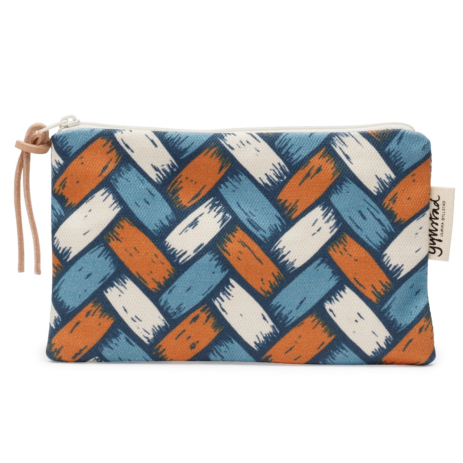 Blue / Yellow / Orange Bambu Blue Orange Makeup Purse Gyllstad