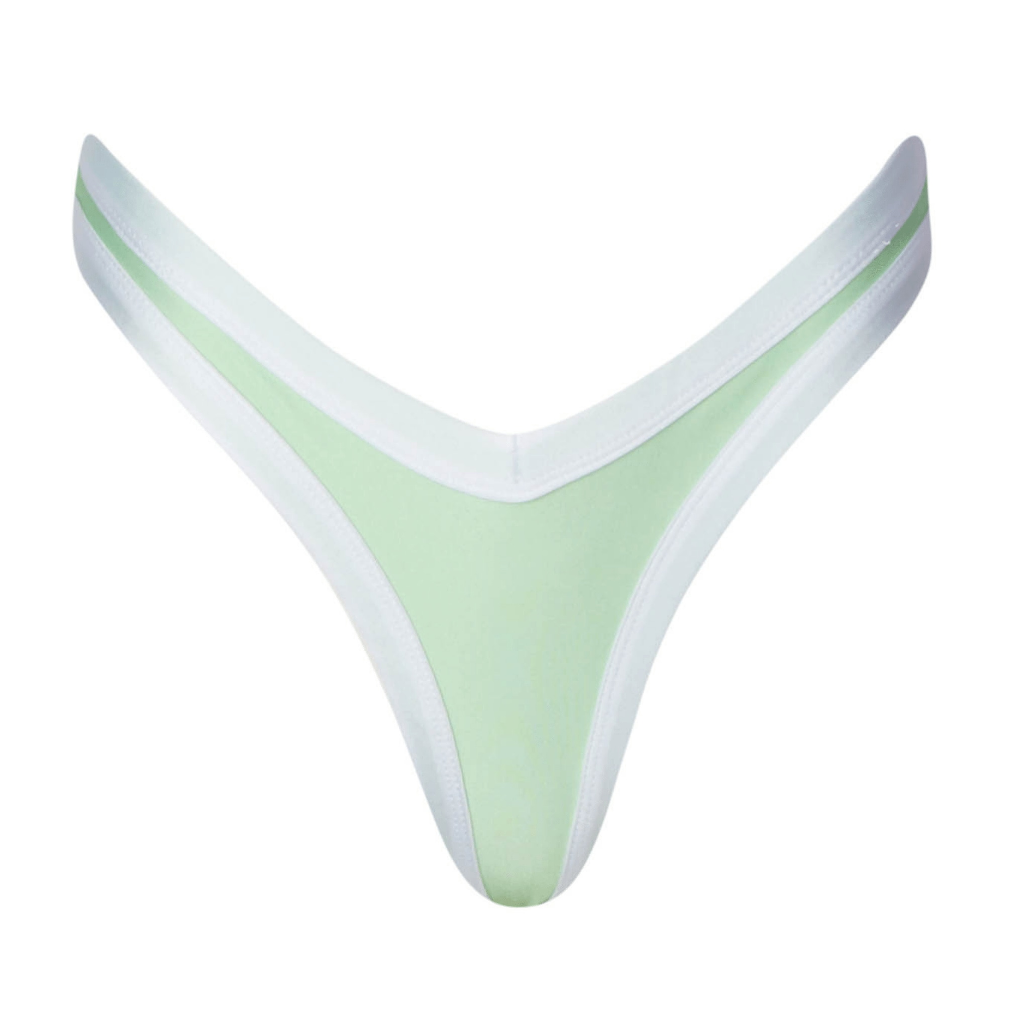 Women’s Sandy Pastel Green V-Cut Bikini Bottom Extra Small Soah