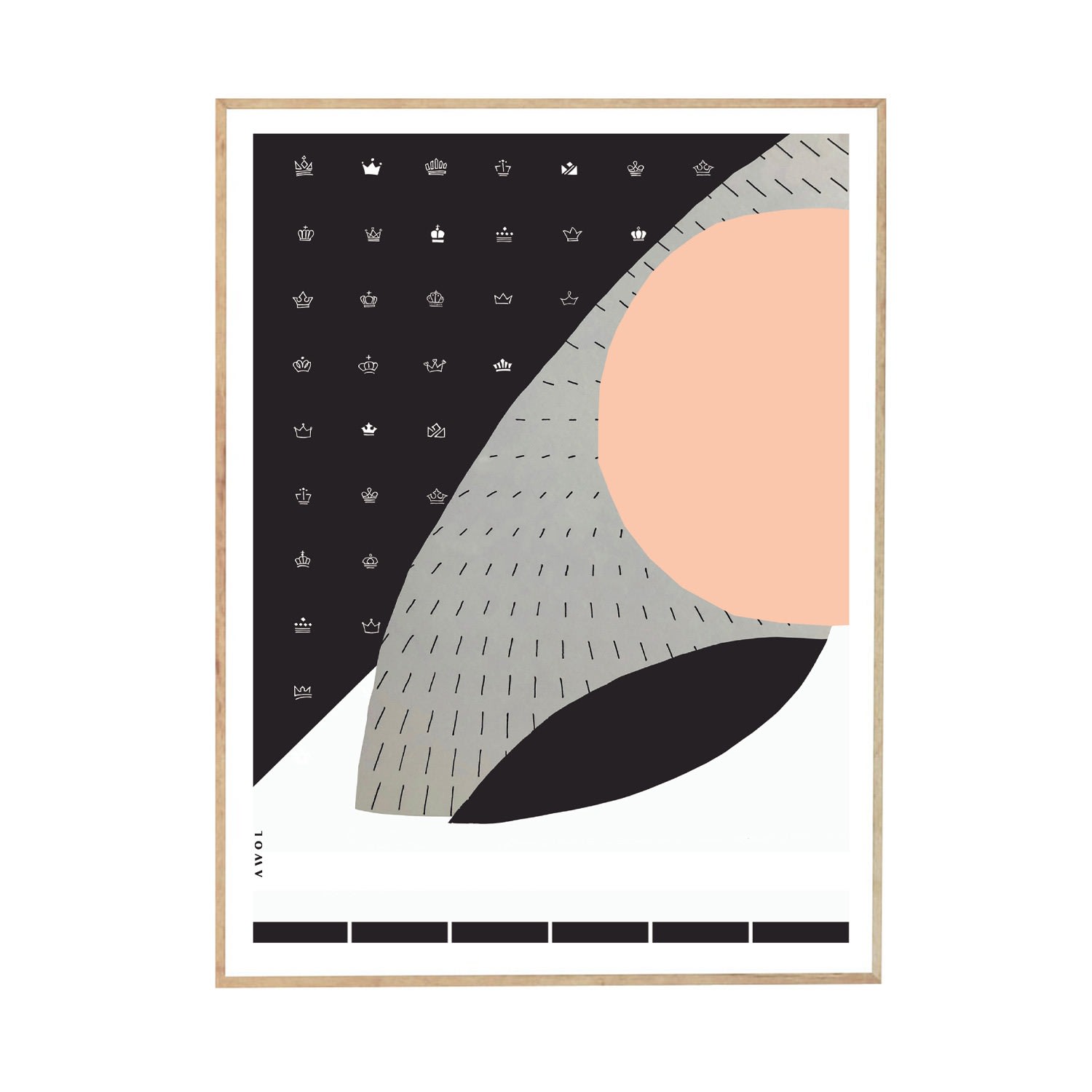 Scandi Love: Copenhagen Inspired Abstract Art Print Awol