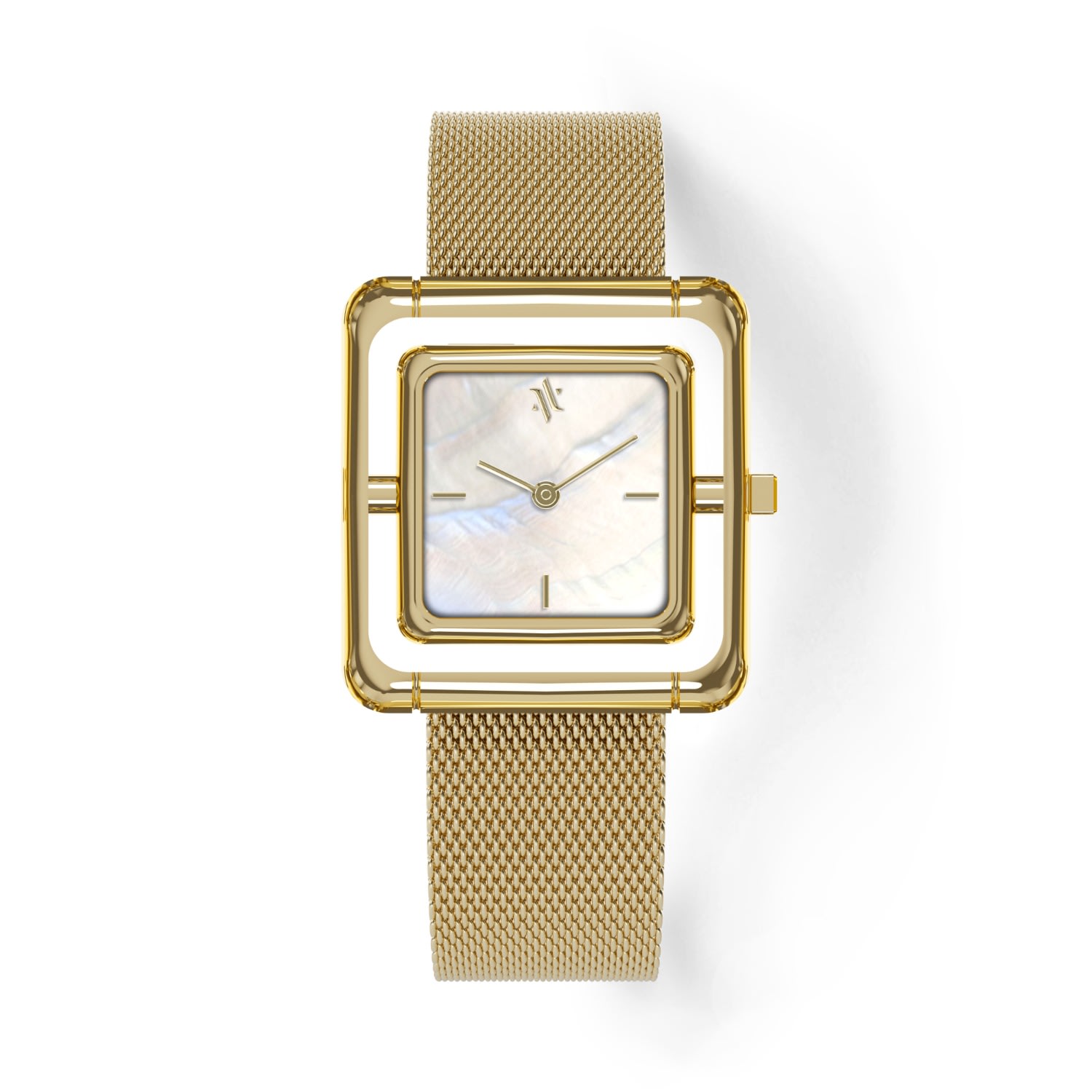 Women’s White Umbra Pearl Watch - Gold One Size Vanna