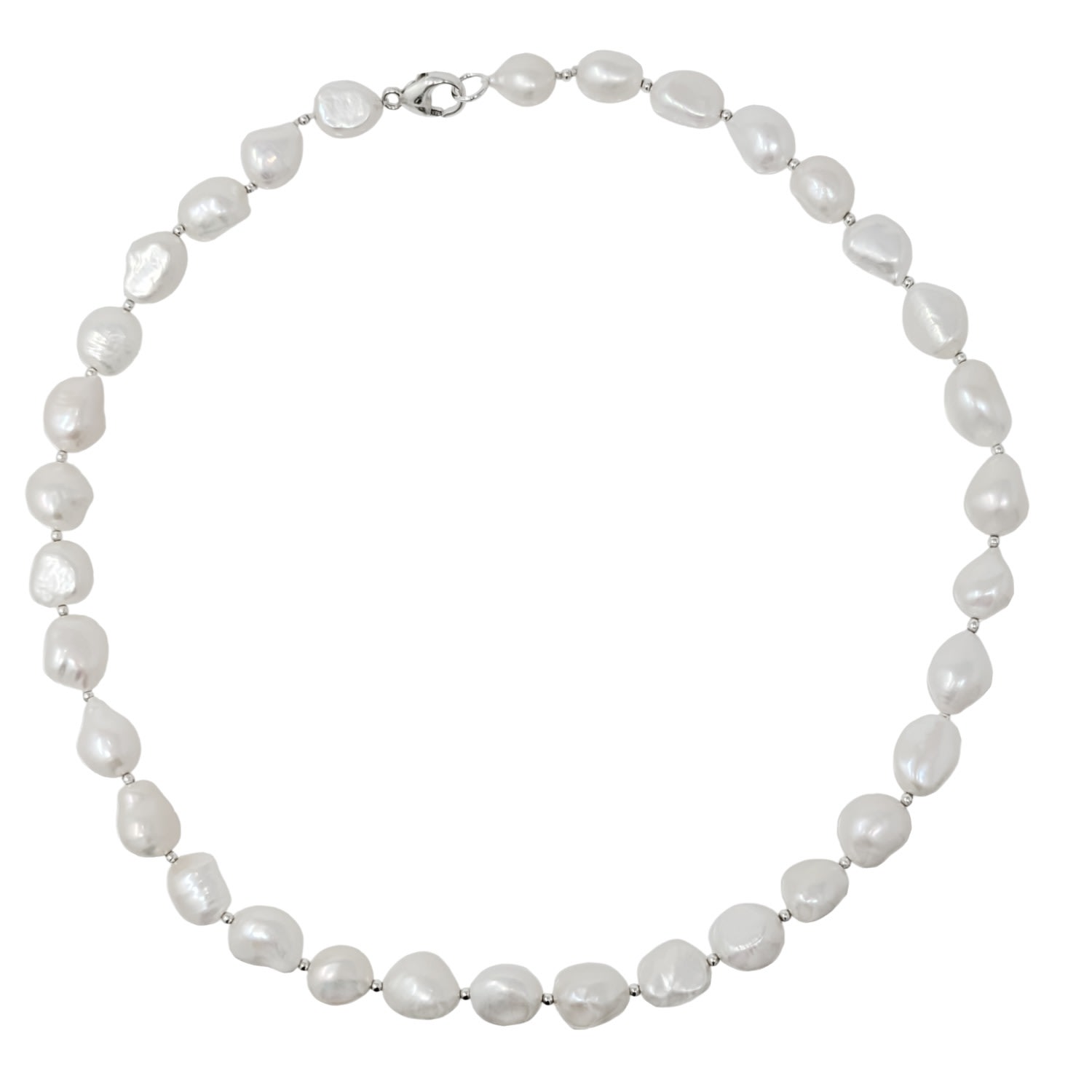 Women’s Bianca Chunky Pearl Sterling Silver Necklace Kiri & Belle