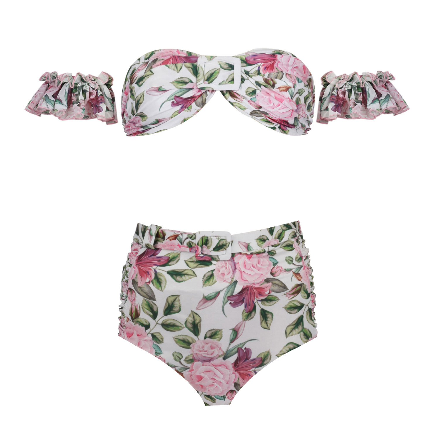 Nur Karaata Women S Marigold Rose Bikini Set Modesens
