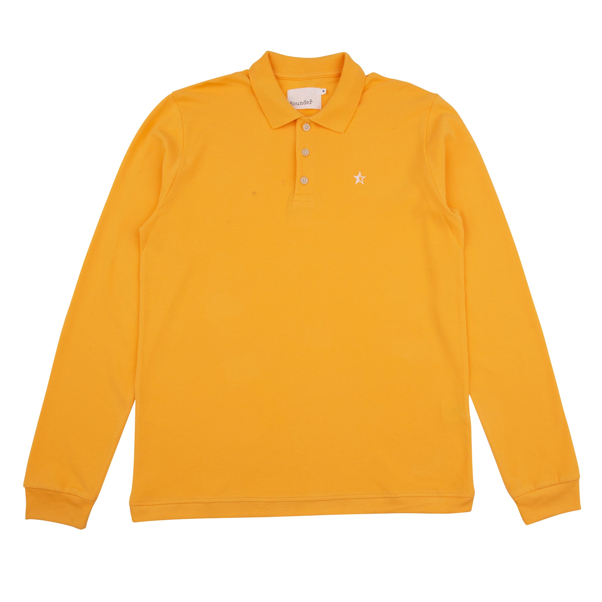 Men’s Yellow / Orange Long Sleeve Play Well Polo - Sun Yellow Extra Large Sounder