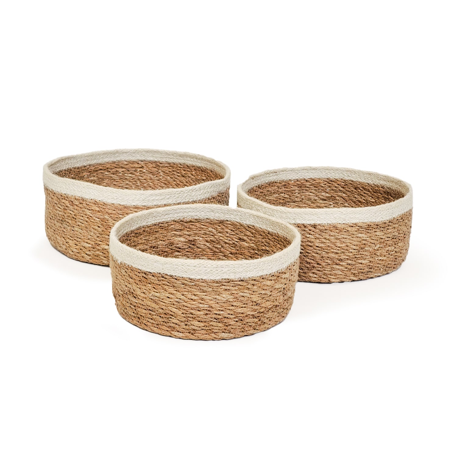 Neutrals Savar Storage Bowl - Set Of 3 Korissa