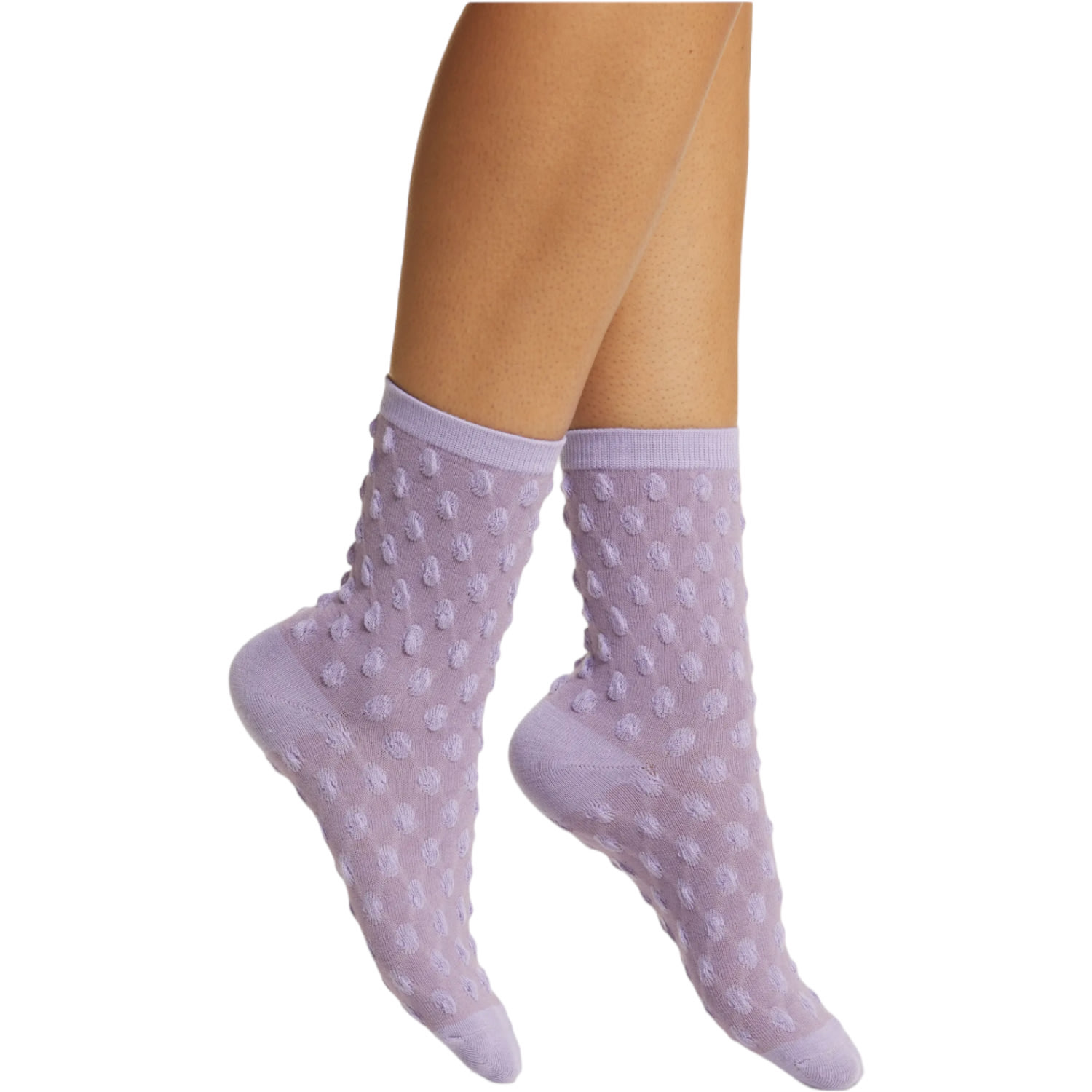 Women’s Pink / Purple Waffle Combed Cotton Socks - Purple One Size High Heel Jungle by Kathryn Eisman