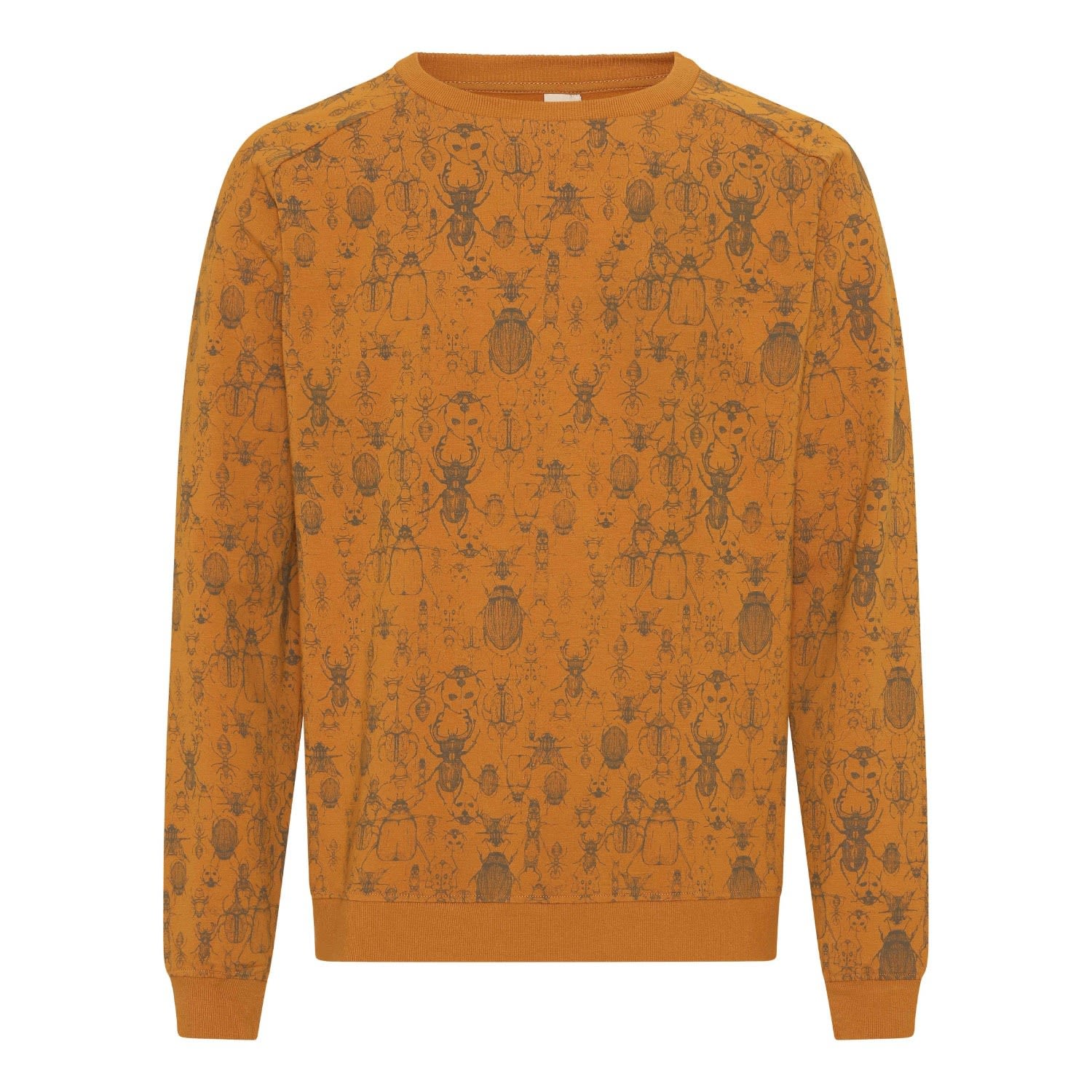 Yellow / Orange The Organic Sweatshirt - Yellow & Orange Aop Large Grobund